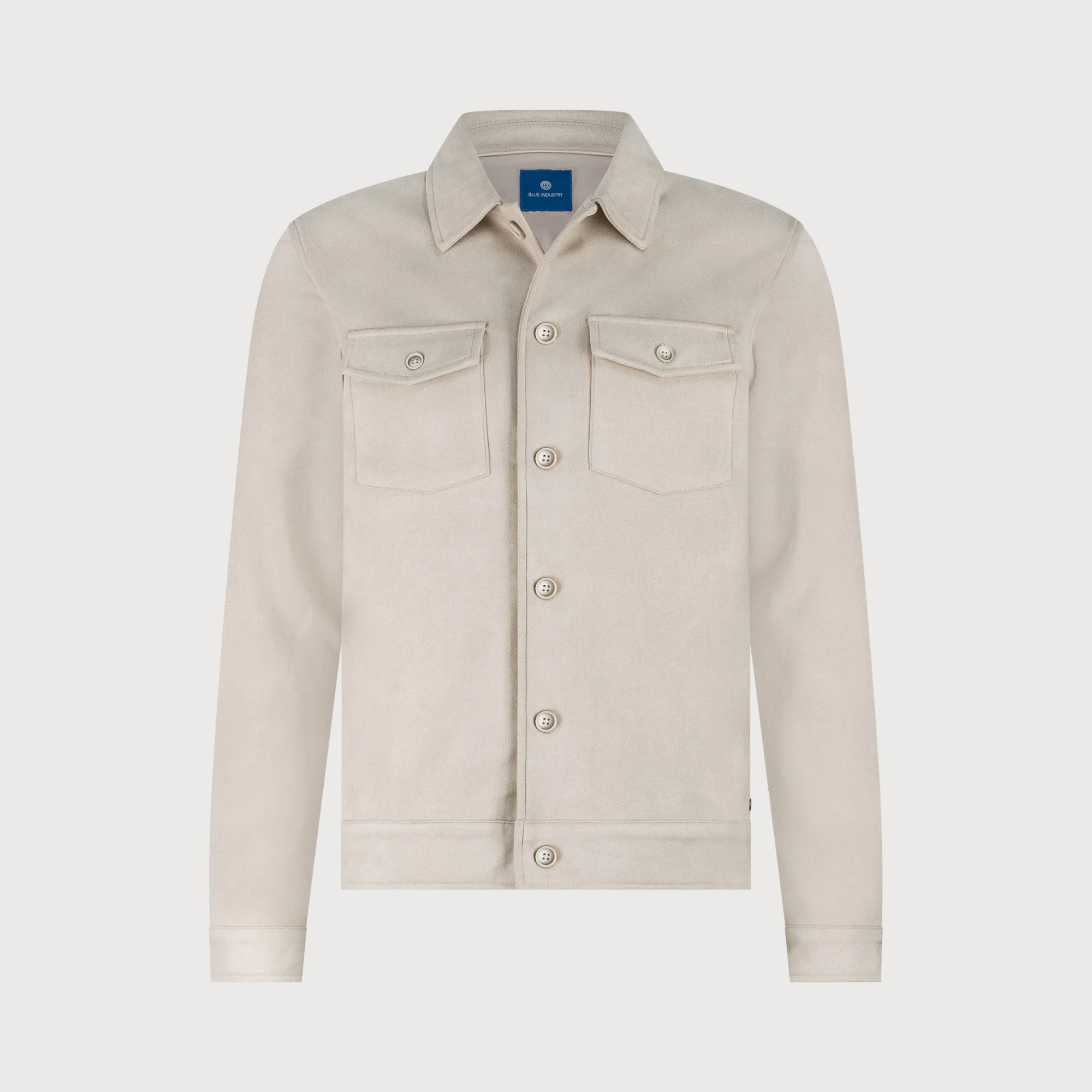 Blue Industry Milanow25-m42 shirtjacket stone
