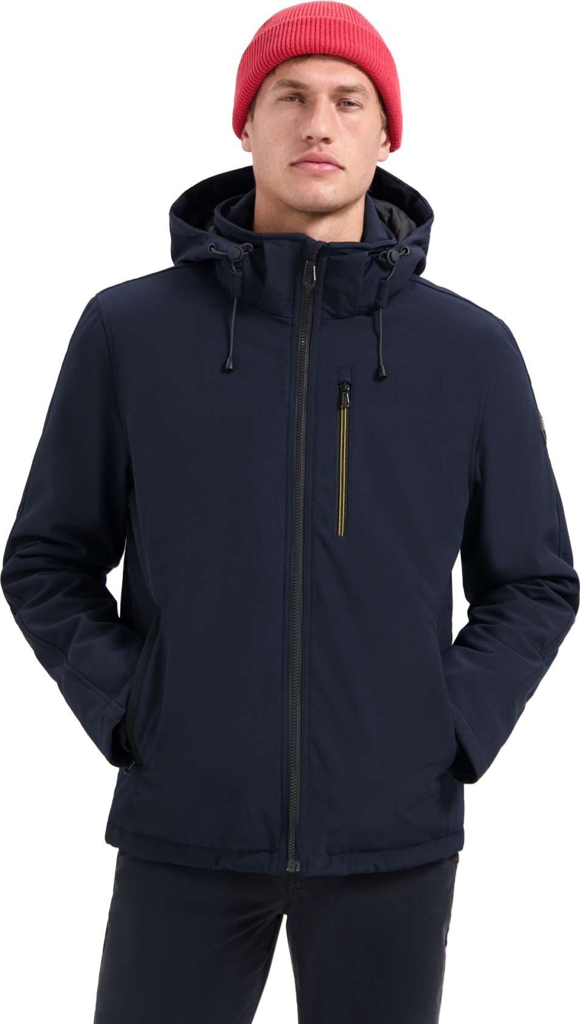 No Excess Jacket short fit hooded softshell s night