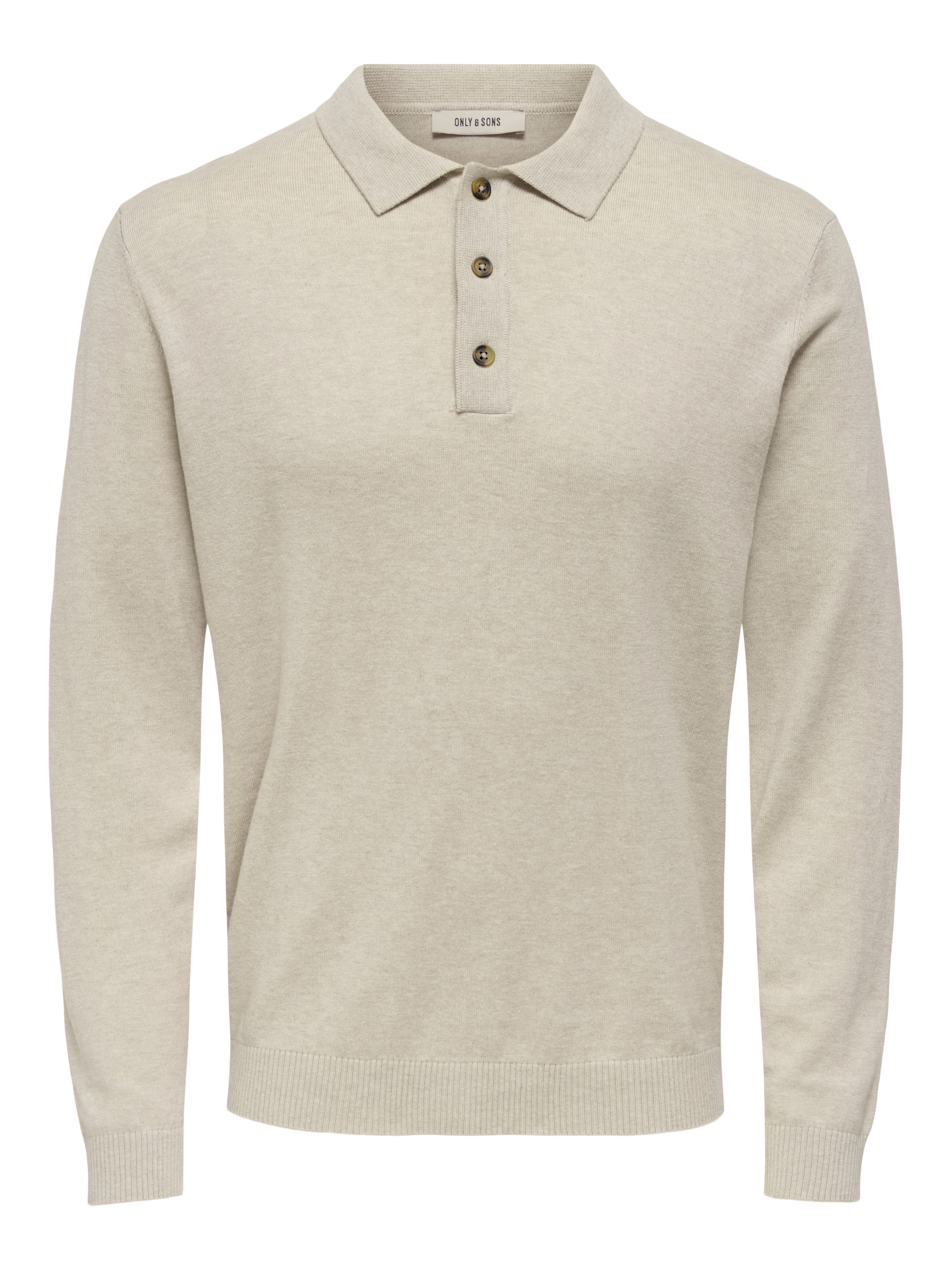 Only & Sons Onsloui reg 12 ls mel polo knit