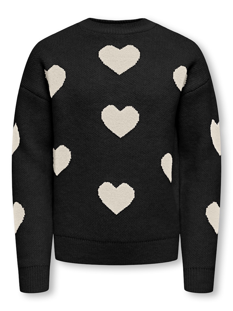 Only Kognaja ls flower pullover knt dessin