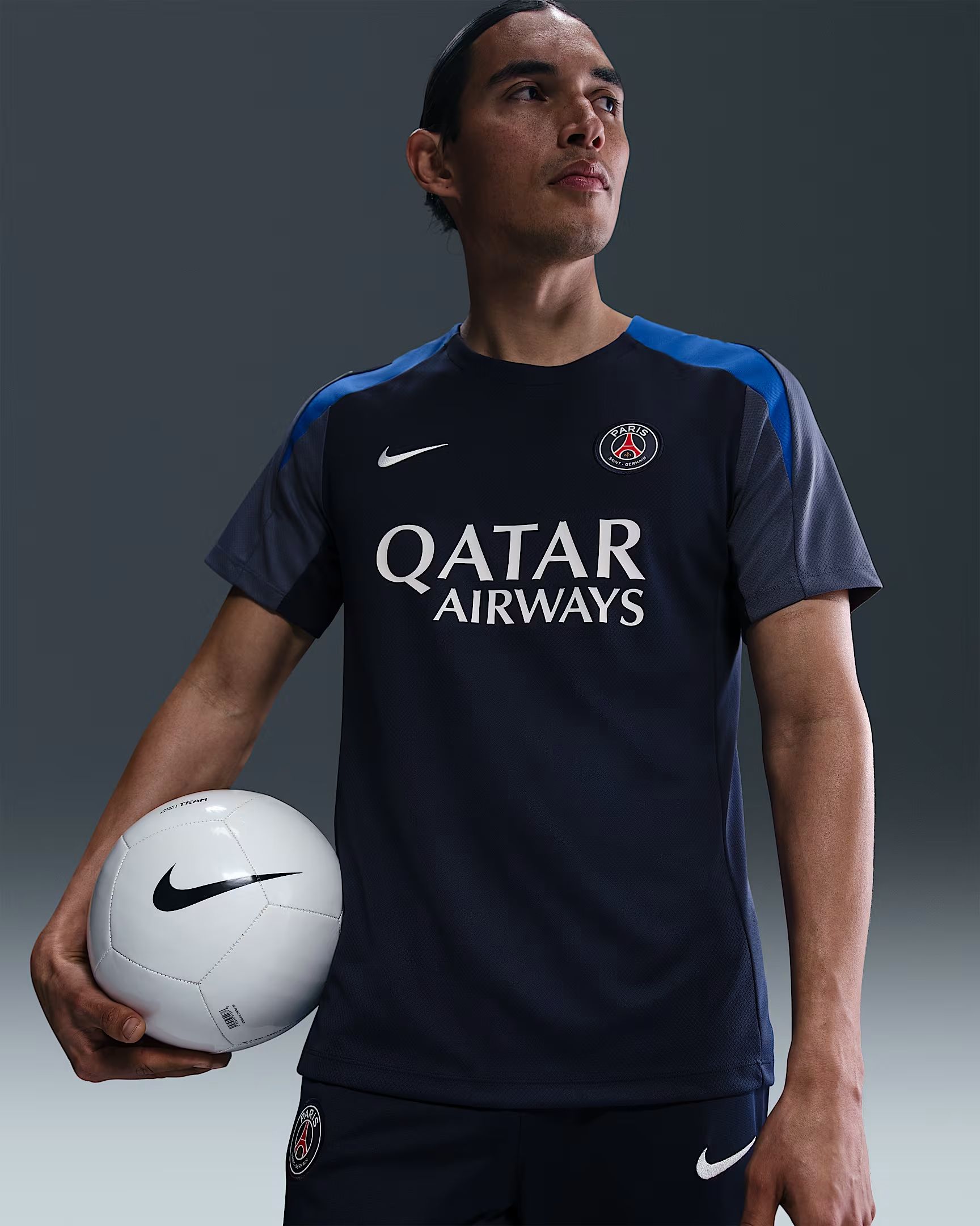 Nike psg m nk df strk ss top k trainingshirt replica voetbal -