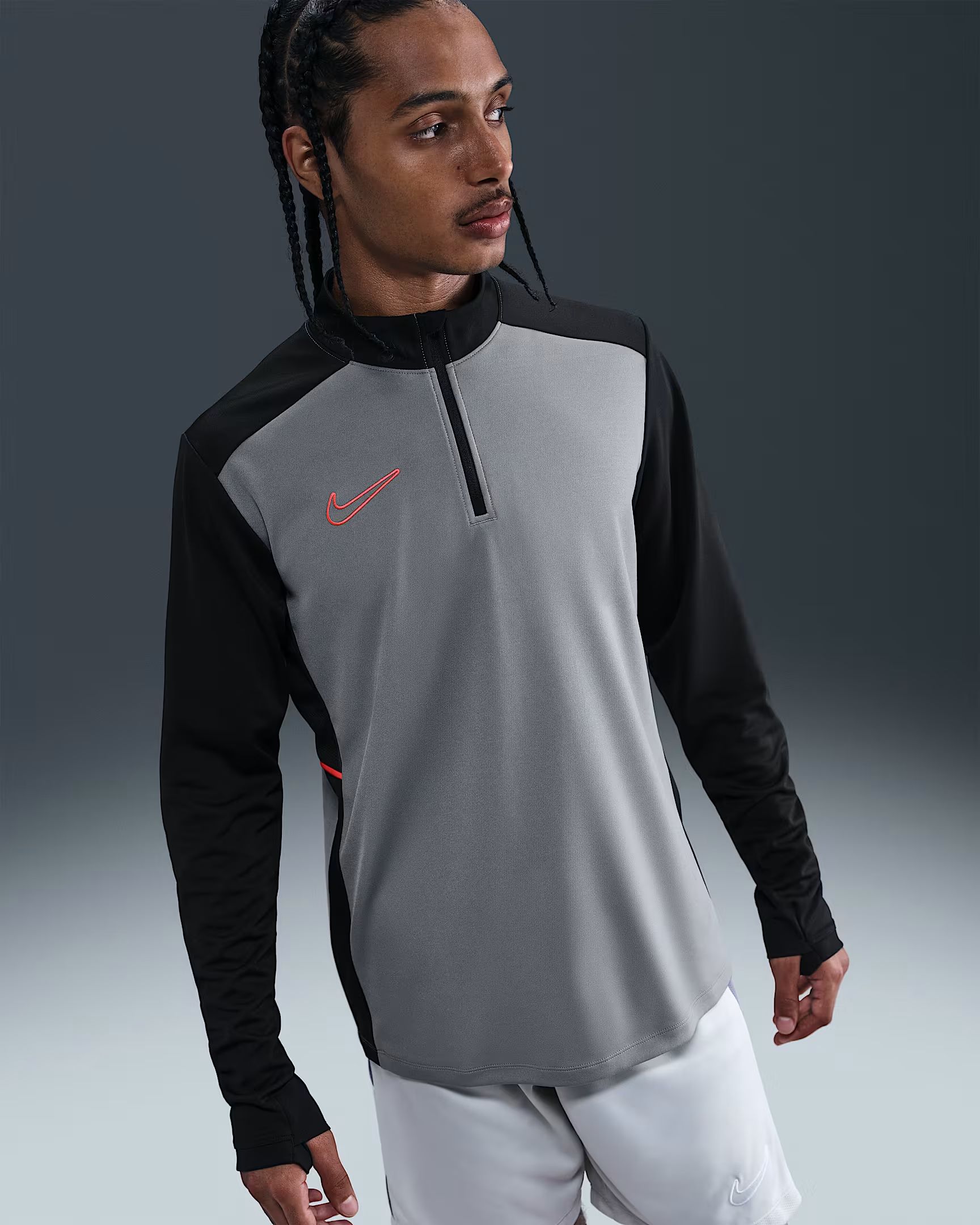 Nike academy men's dri-fit soccer drill top t-shirt voetbal train lm heren -