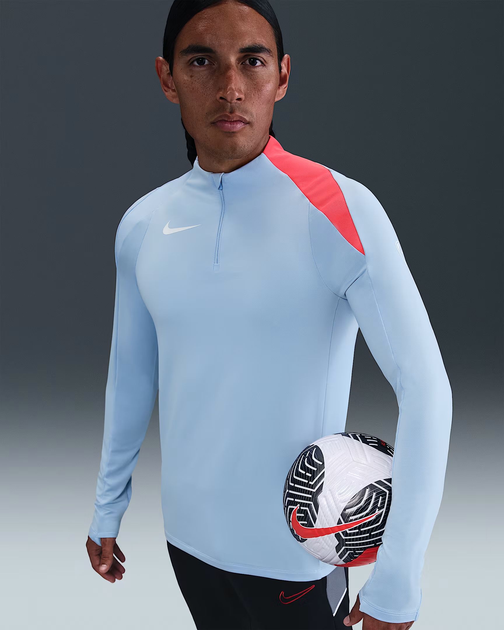 Nike m nk df strk dril top t90 t-shirt voetbal train lm heren -