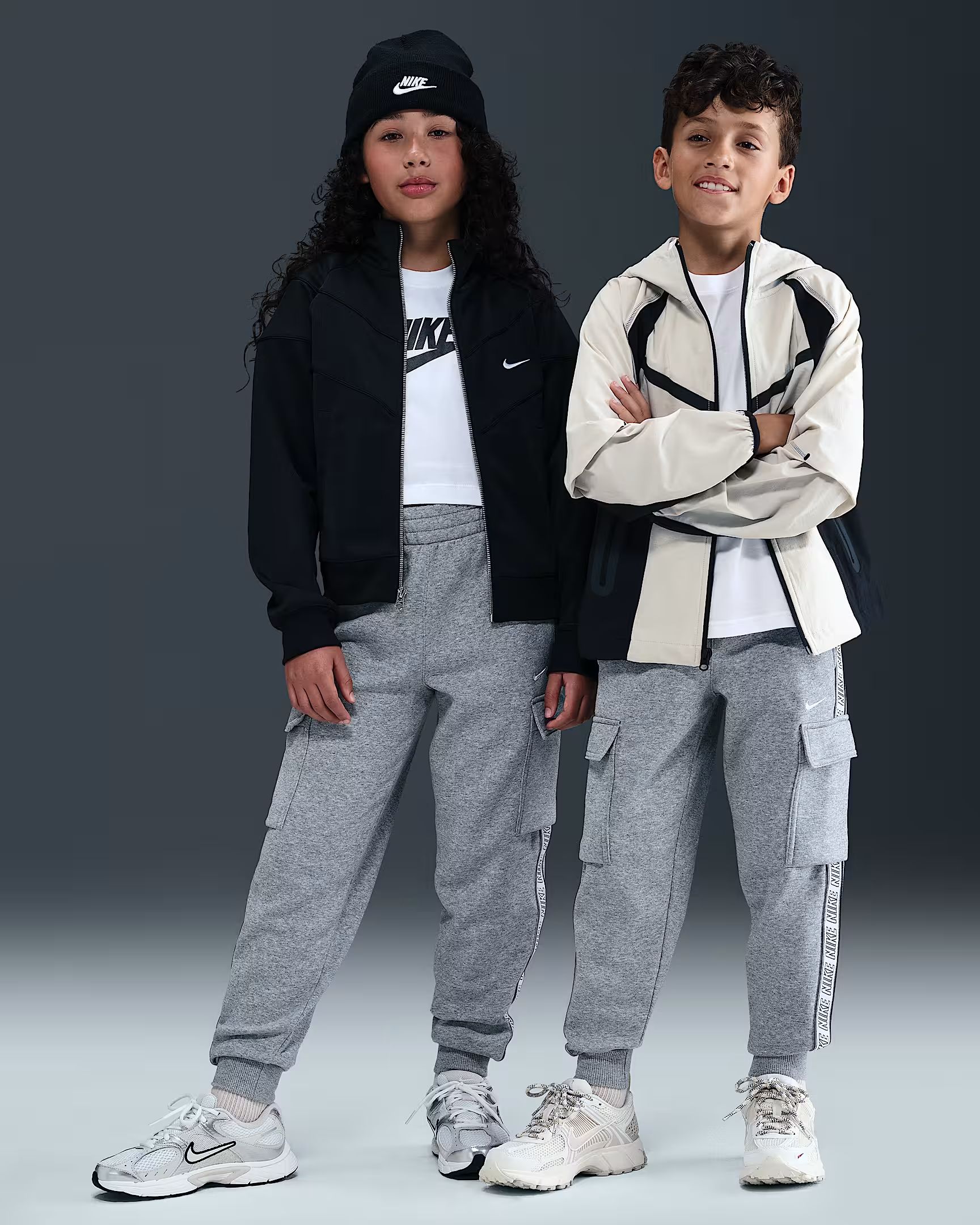 Nike k nsw club+ flc crgo pnt sport joggingbroek jongens -