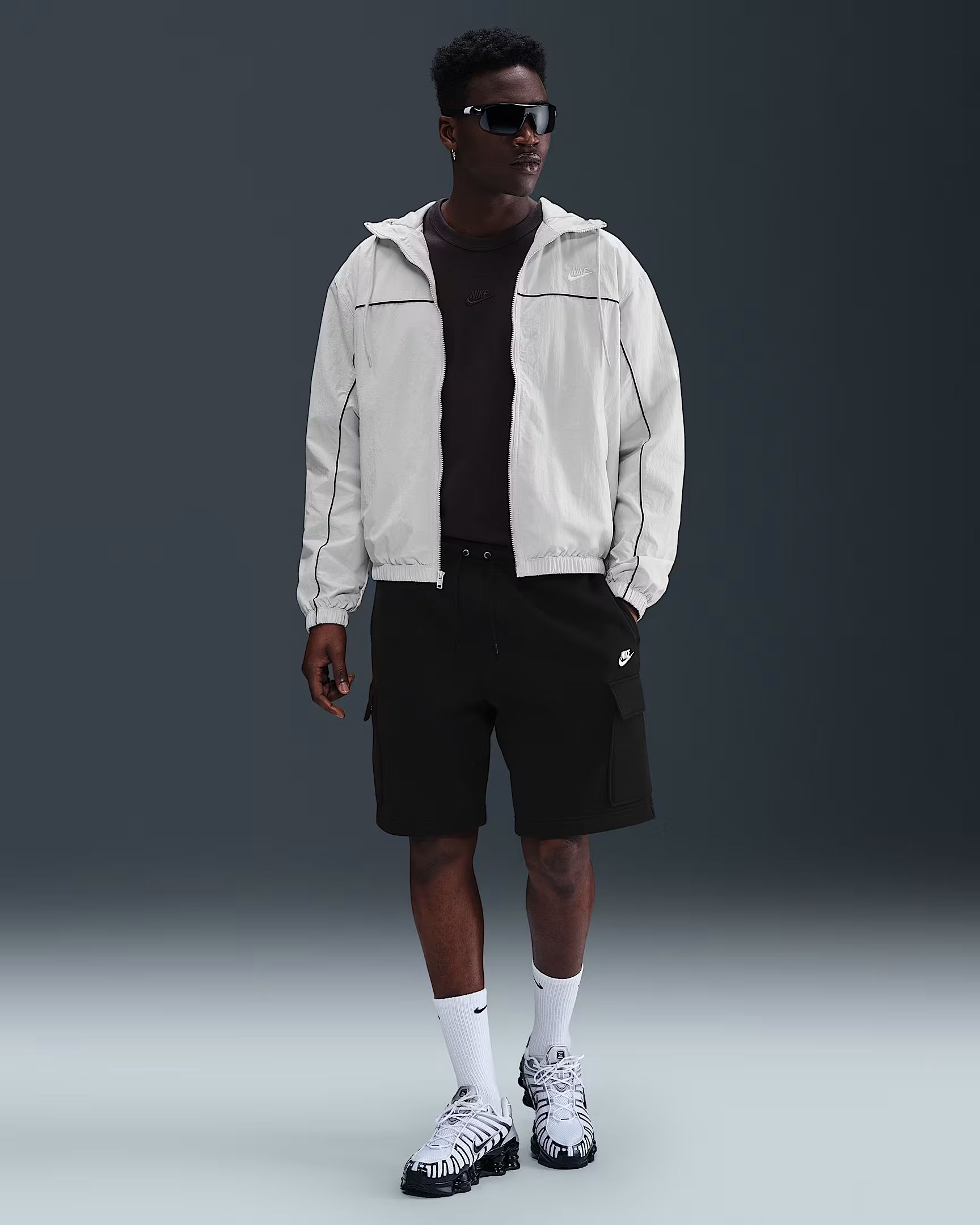 Nike m nk club bb cargo short sportbroek heren -