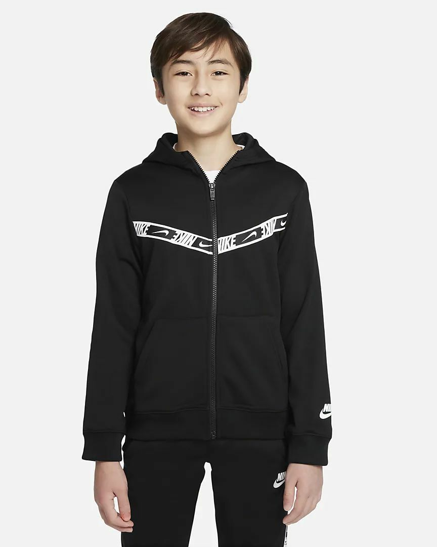 Nike b nsw repeat pk fz hoodie training hoodie jongens -