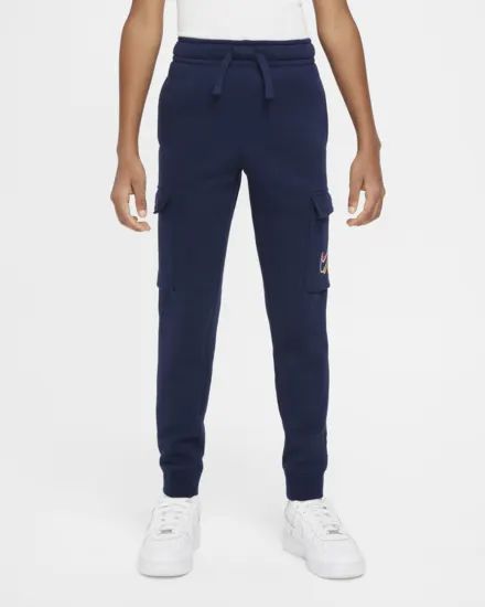 Nike b nsw sos flc cargo pant bb sport joggingbroek jongens -