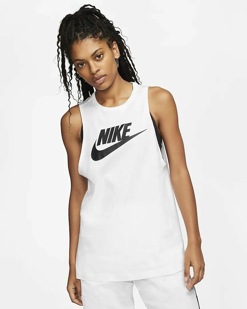 Nike sportswear women's muscle tank sporthemd dames -
