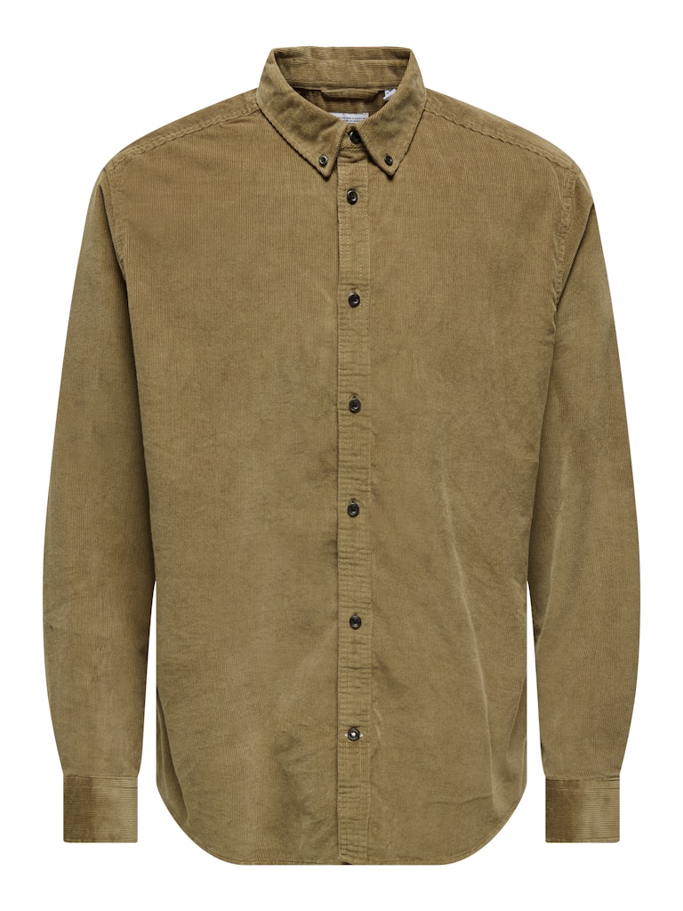 Only & Sons onsmichael 18w reg cord stretch ls 22029764 otter