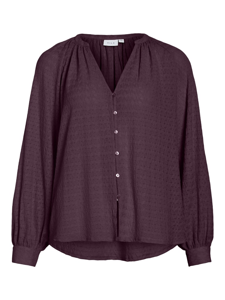 Vila vibabera v-neck l/s shirt 14110148 -