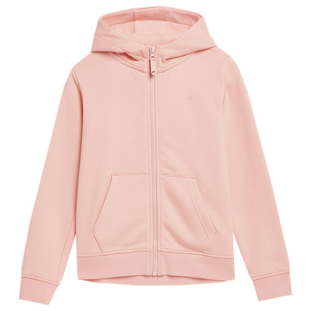 4F Kinderen/kids jss23tswsf216 hoodie met volledige rits