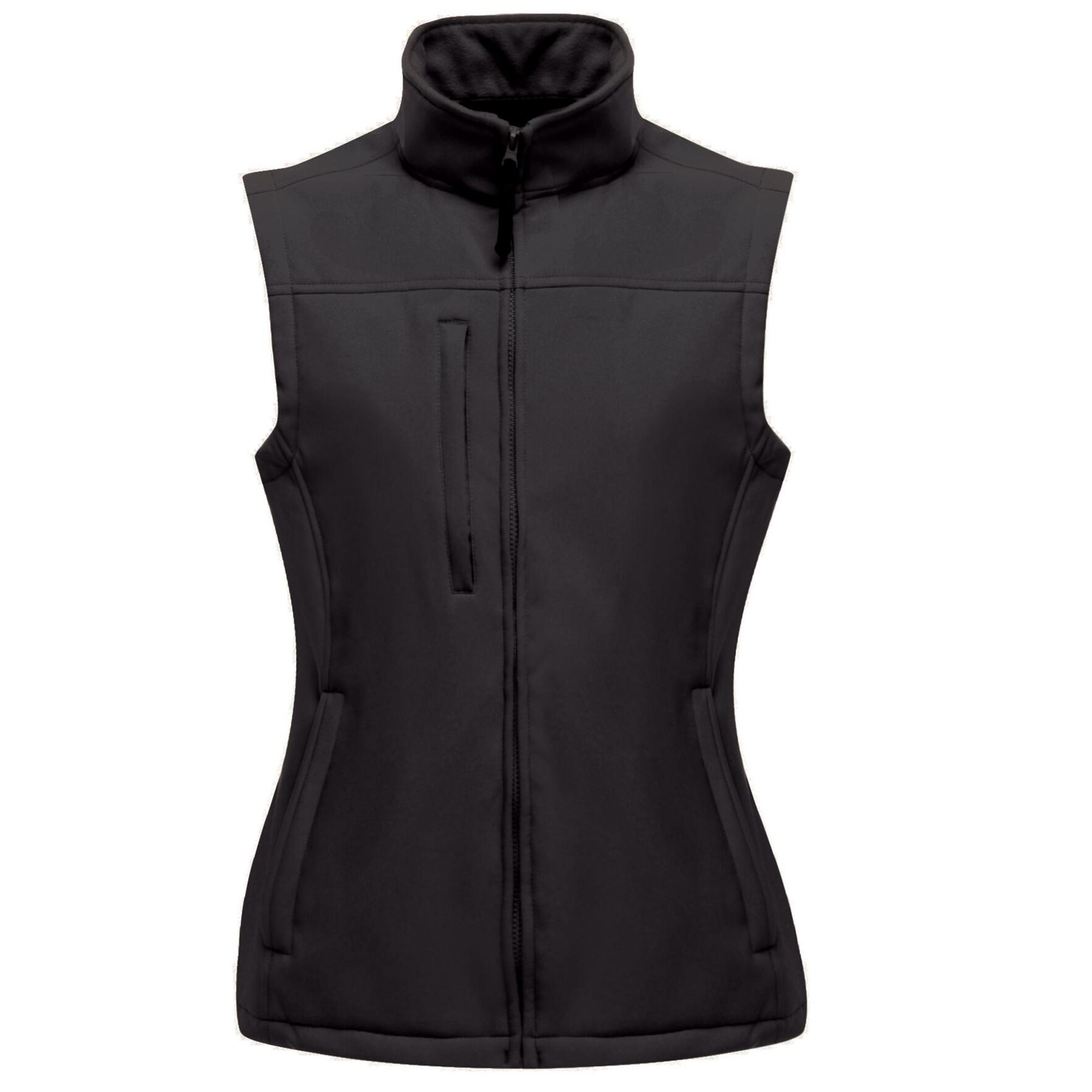 Regatta Dames flux softshell bodywarmer / mouwloos jasje (waterafstotend & windbestendig)