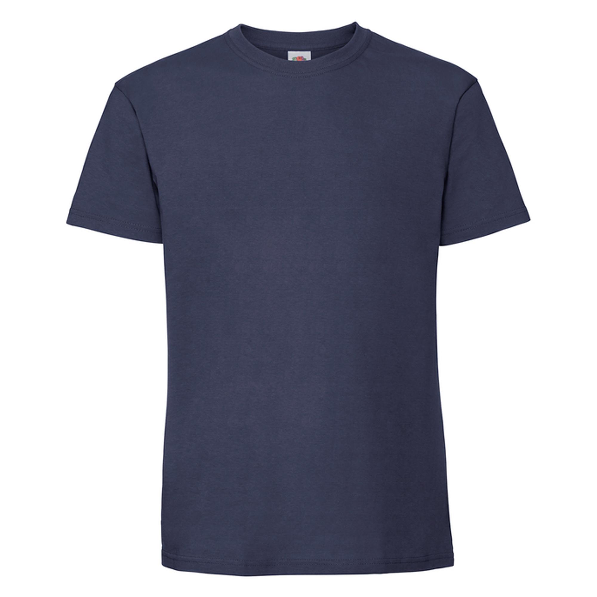 Fruit of the Loom Heren iconic premium ringspun katoen t-shirt