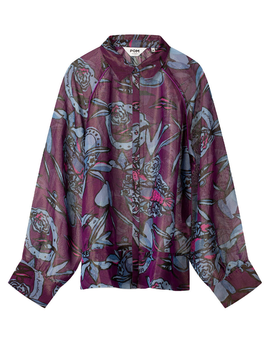 Pom Amsterdam Blouse lange mouw sp94