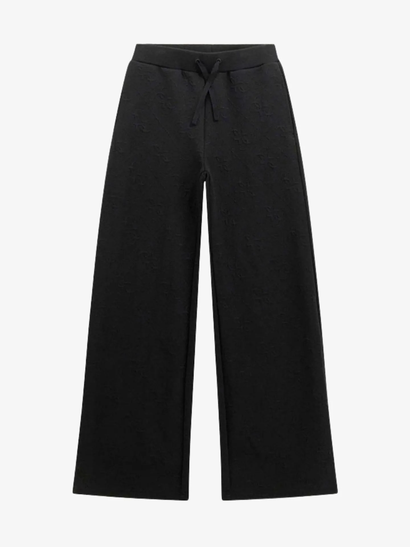 Guess Meisjes joggingbroek wide leg zwart