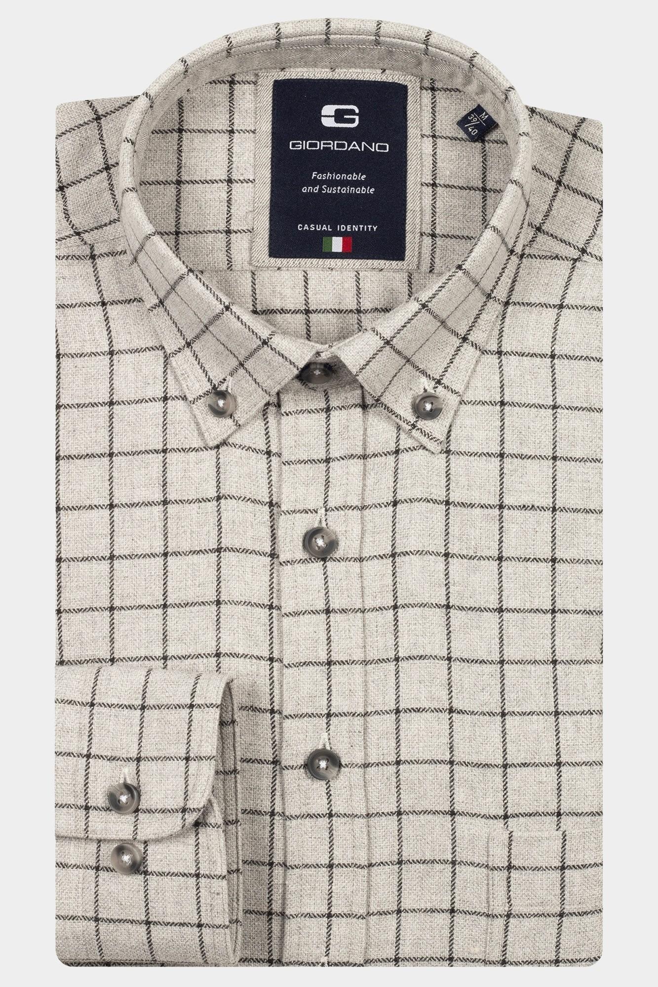 Giordano Casual hemd lange mouw brando long sleeve button dow 527302/91