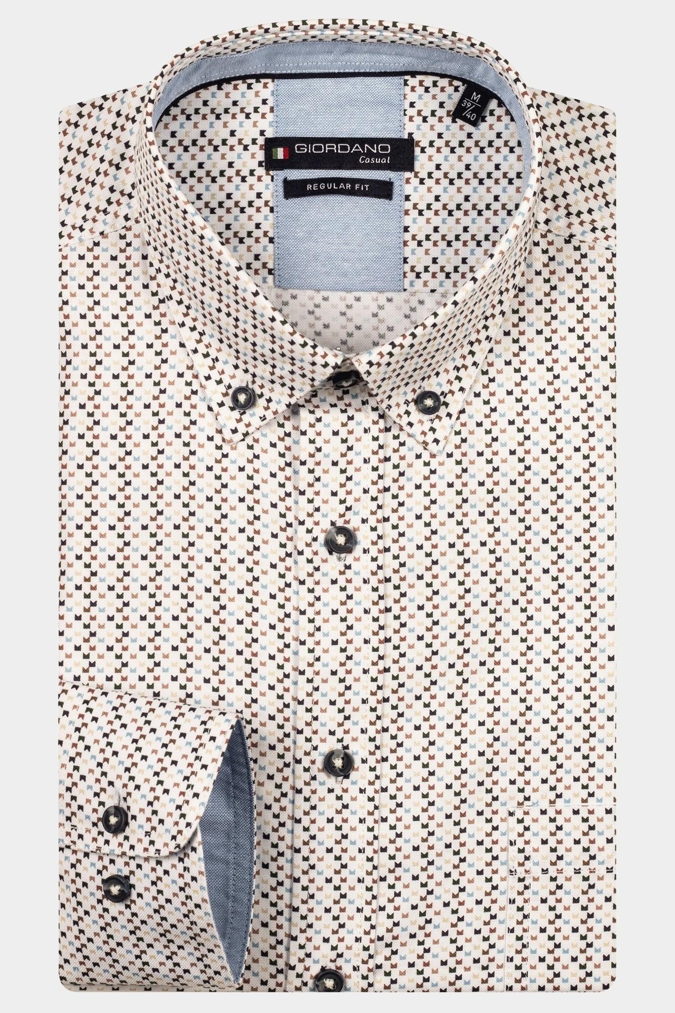 Giordano Casual hemd lange mouw ivy long sleeve button down s 527018/40