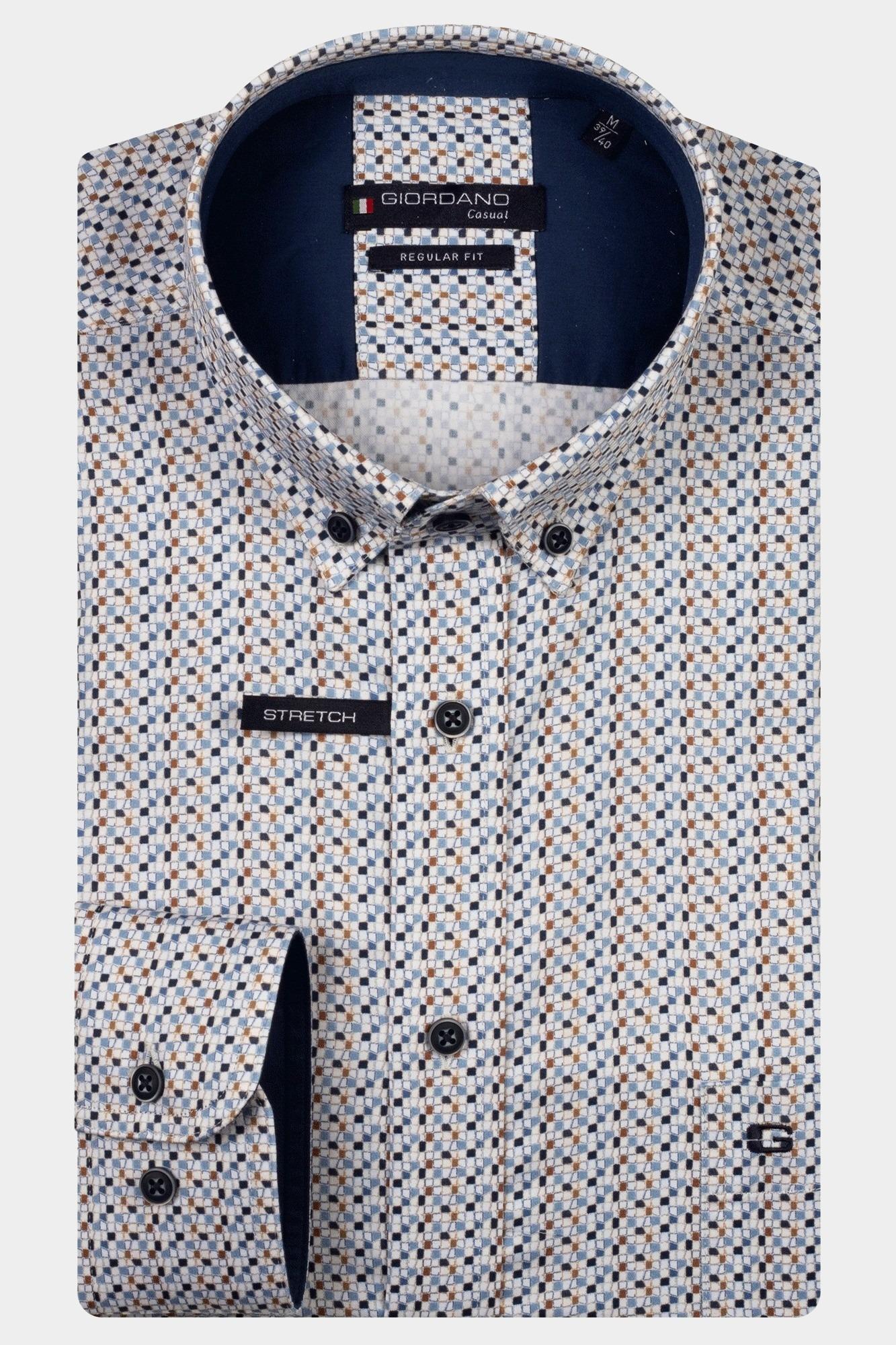 Giordano Casual hemd lange mouw ivy long sleeve button down s 527035/60