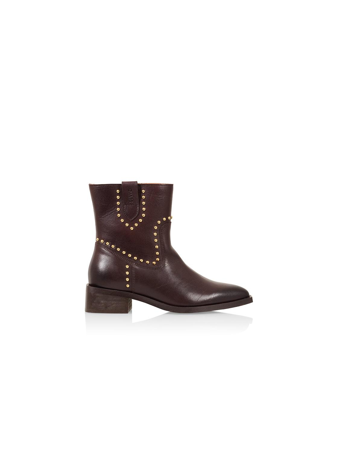 DWRS Label enkellaarsje met gouden studs