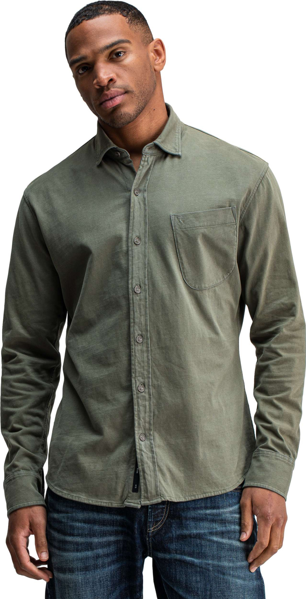 Butcher of Blue Aidan peached jersey shirt