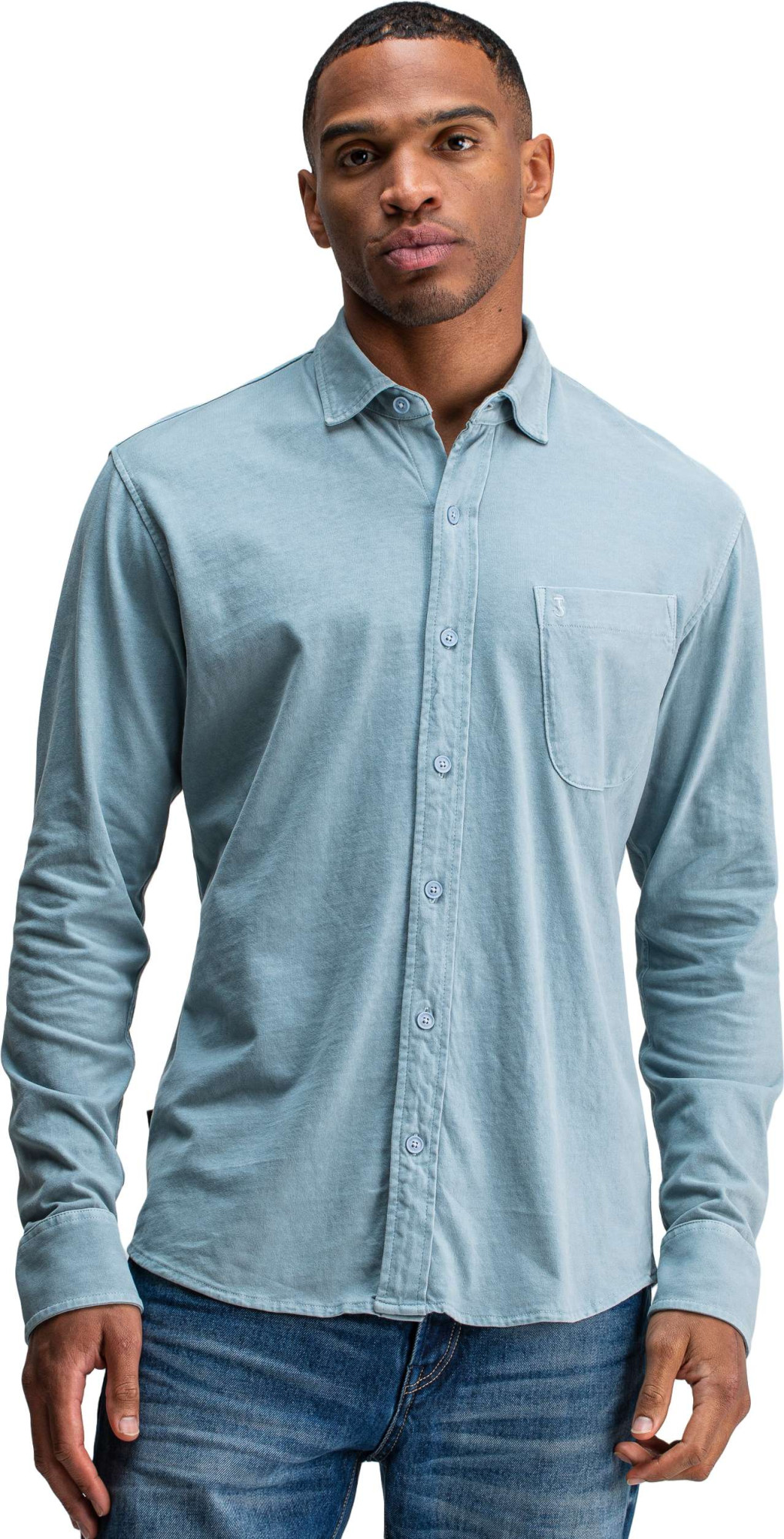 Butcher of Blue Aidan peached jersey shirt
