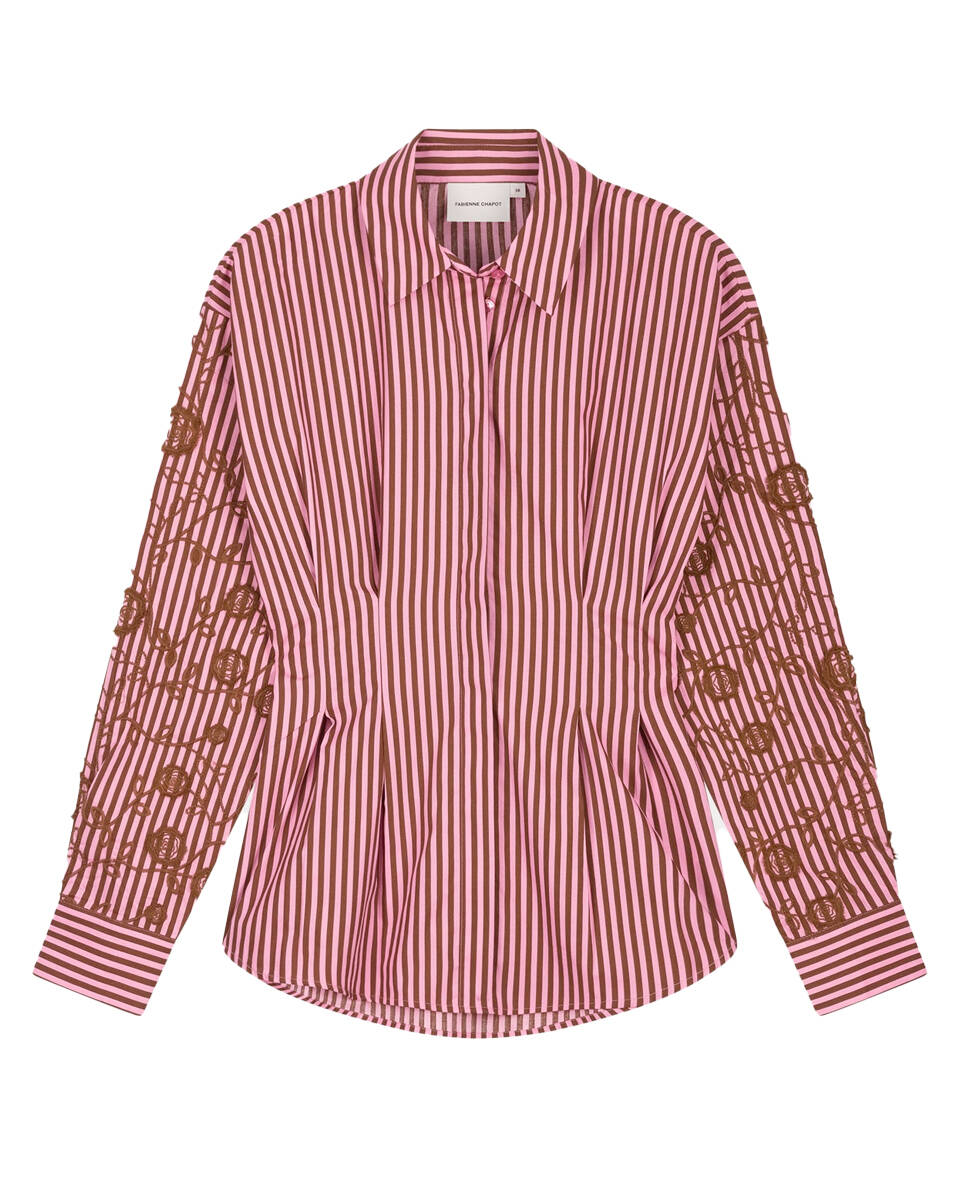 Fabienne Chapot Blouse lange mouw cltbls40 rosey