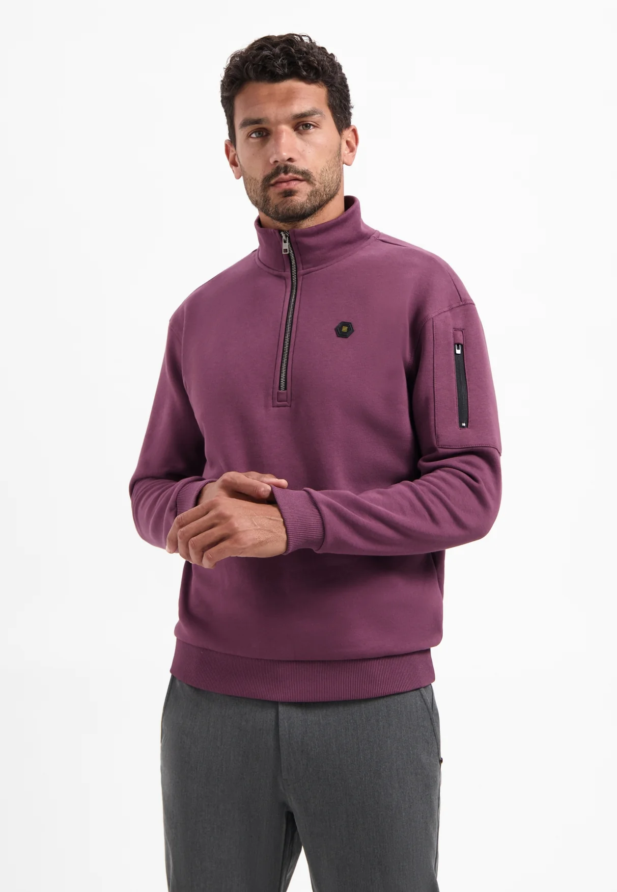 No Excess Heren sweater 29130851 164 dark wine