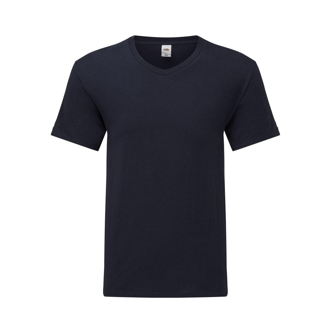 Fruit of the Loom Heren iconic 150 v hals t-shirt