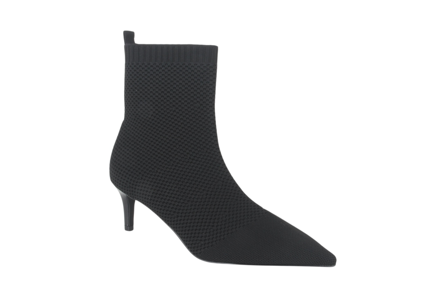 La Strada 2111724-4501 black knitted dames enkellaarzen gekleed