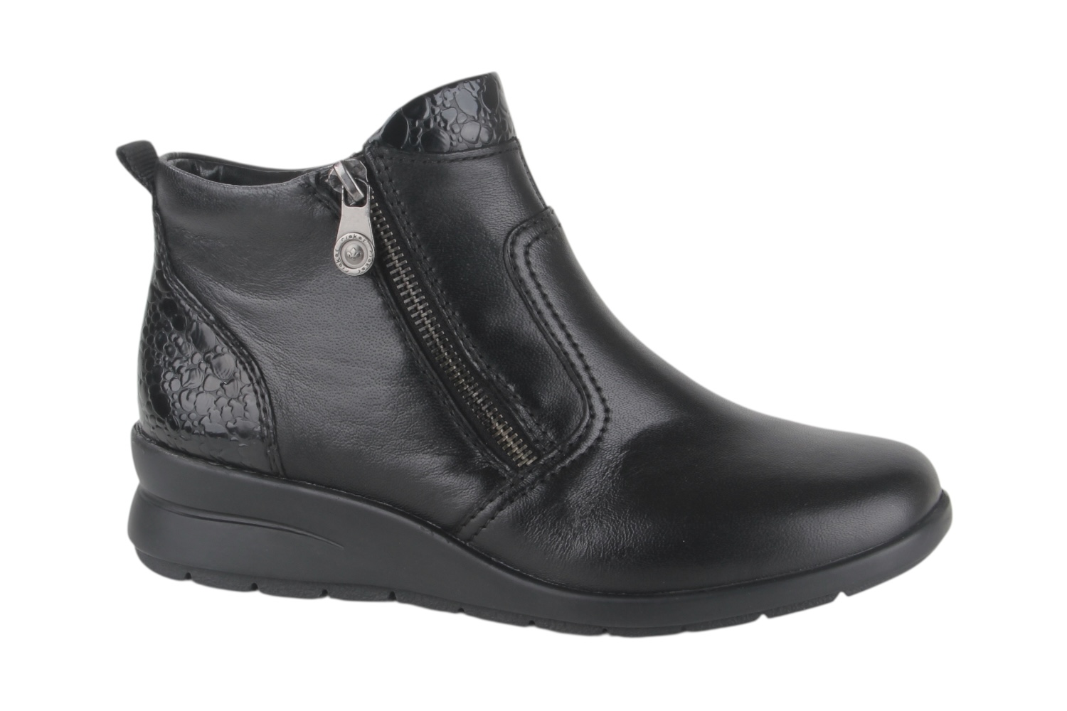 Rieker L4861-00 dames enkellaarzen sportief