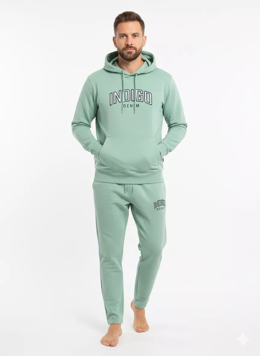 Indigo Denim Joggingpak heren jogging set matteo
