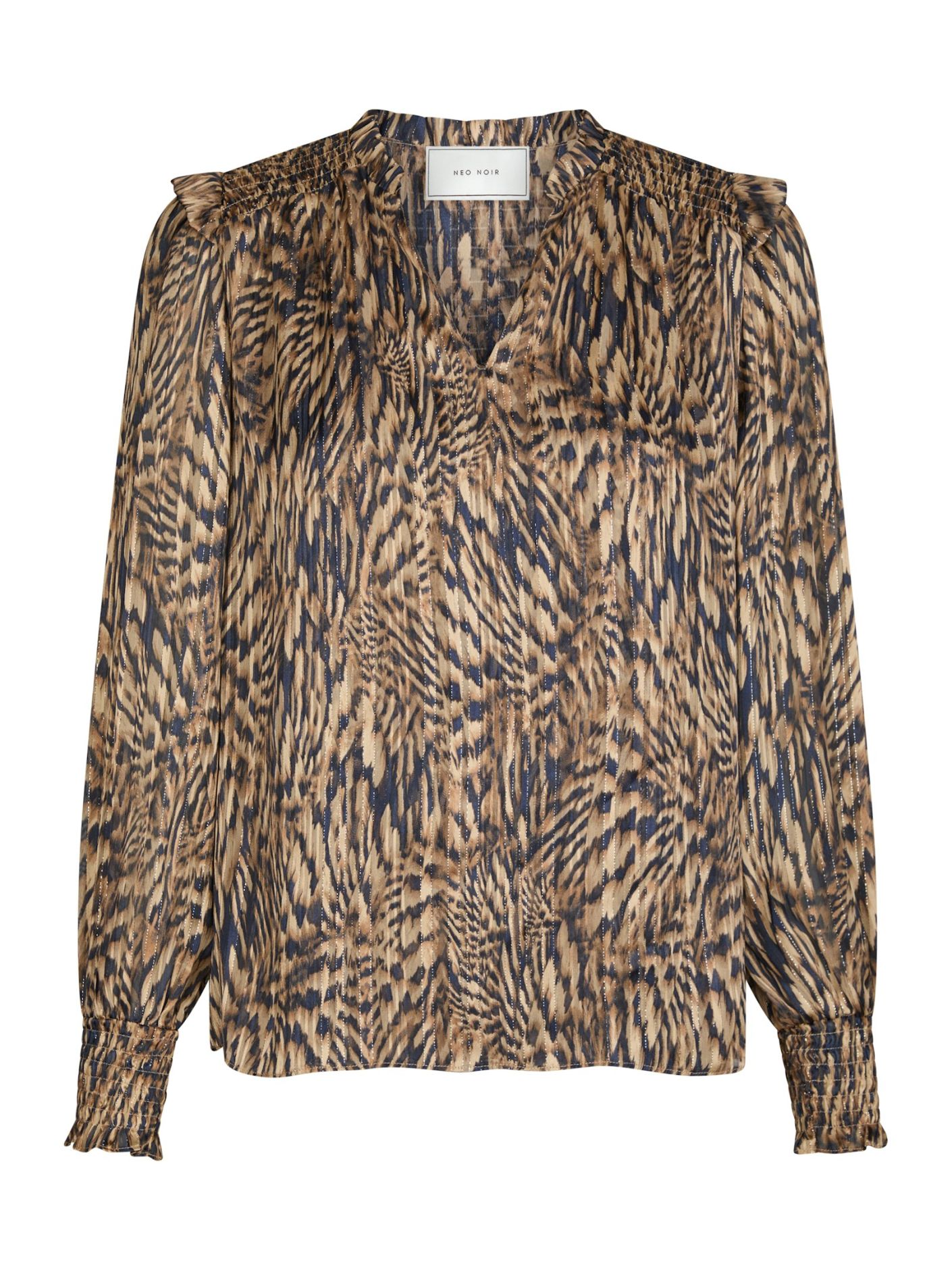 Neo Noir davina pattern blouse 166259 543