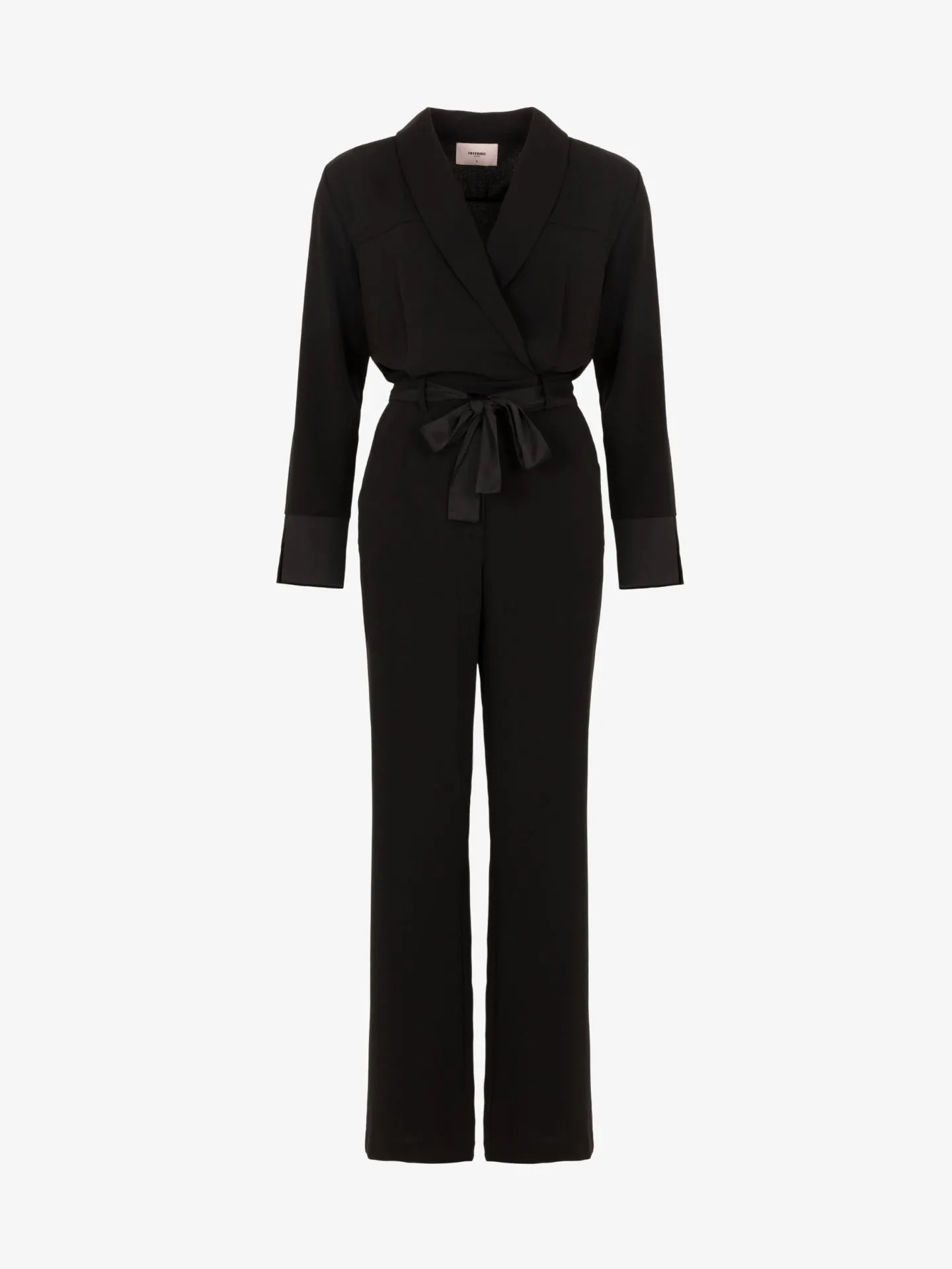 Freebird Dames jumpsuit yael shawl zwart