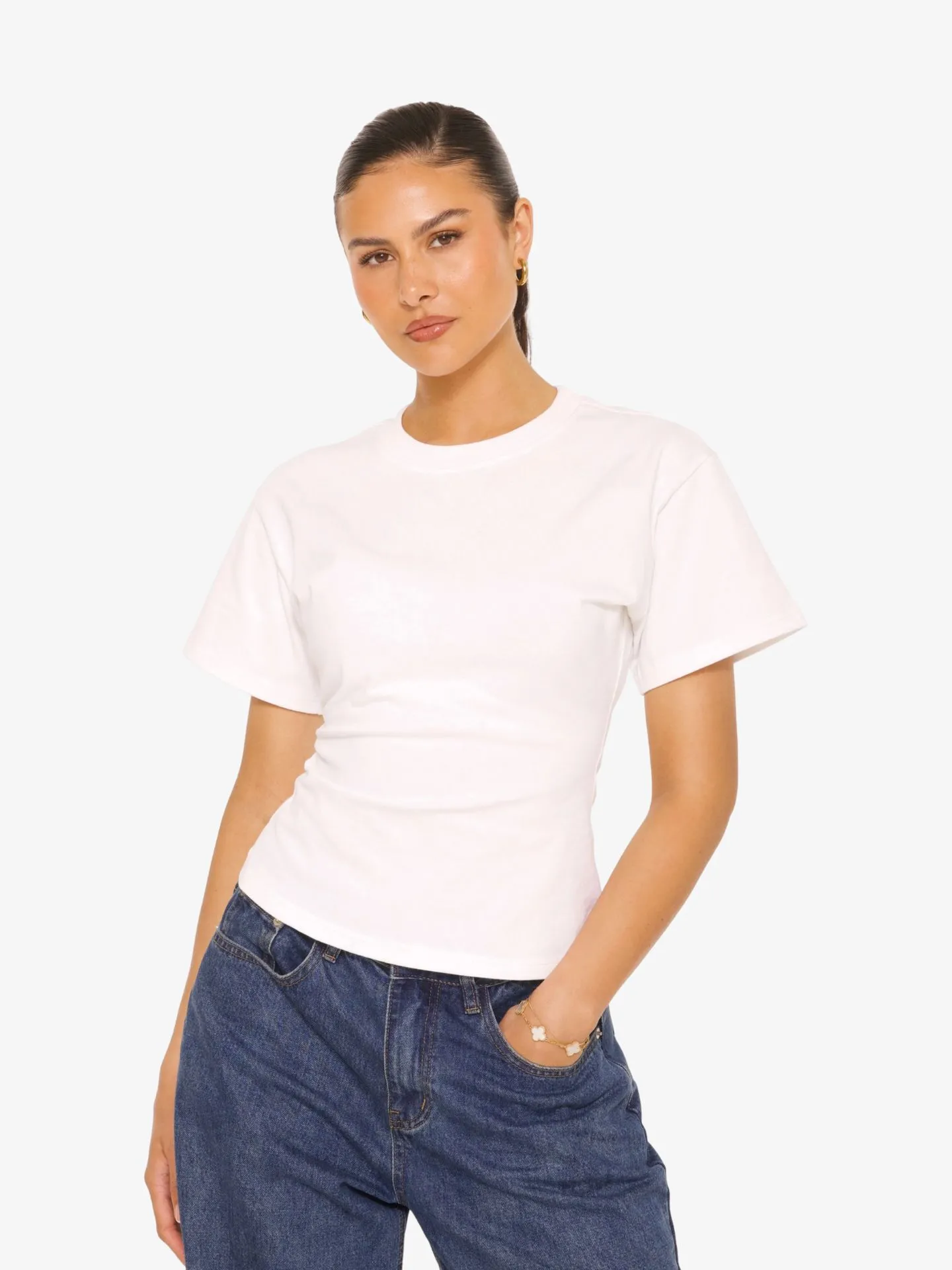 LA Sisters Dames t-shirt oversized waist