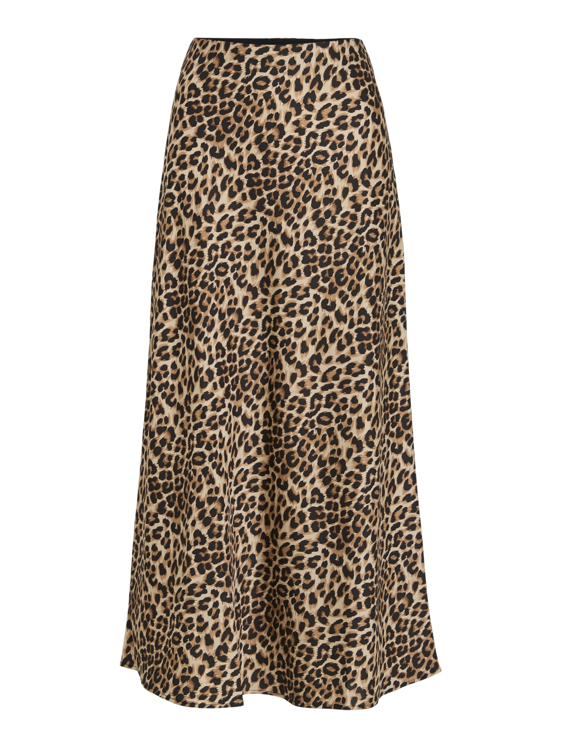 Vila viellette hw midi skirt noos 14084182 caramel
