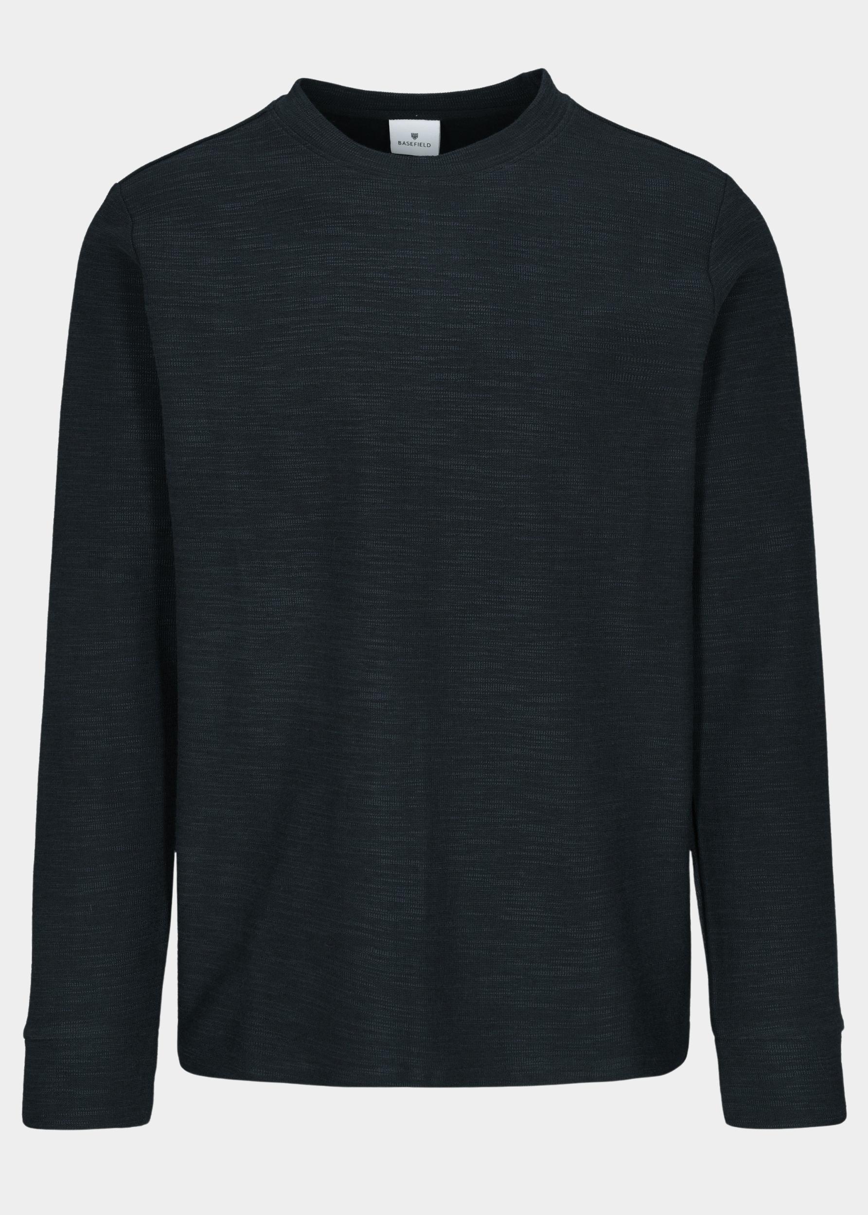 Basefield T-shirt lange mouw rundhals shirt longsleeve 219018502/654