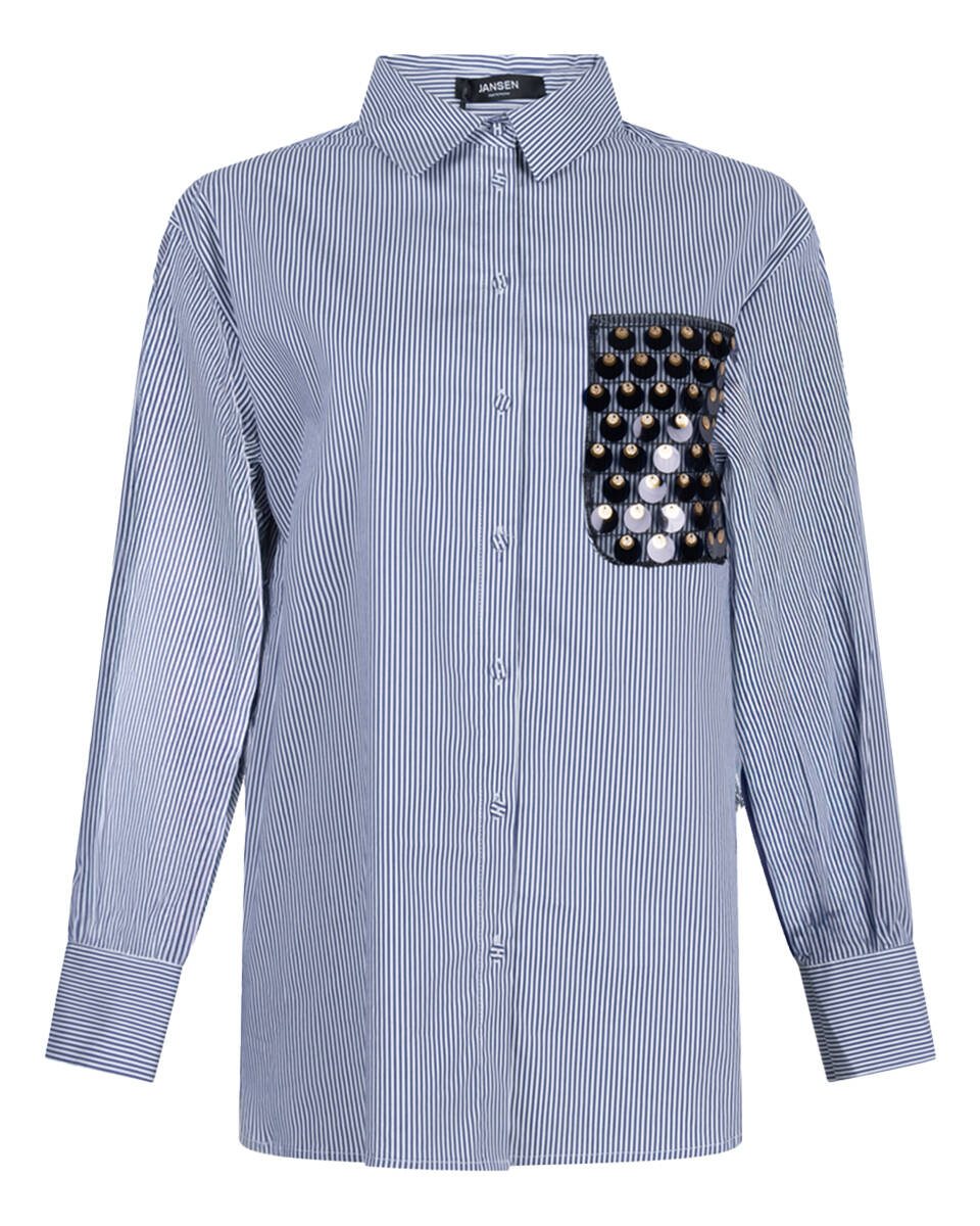 Jansen Amsterdam Blouse lange mouw goldie w25