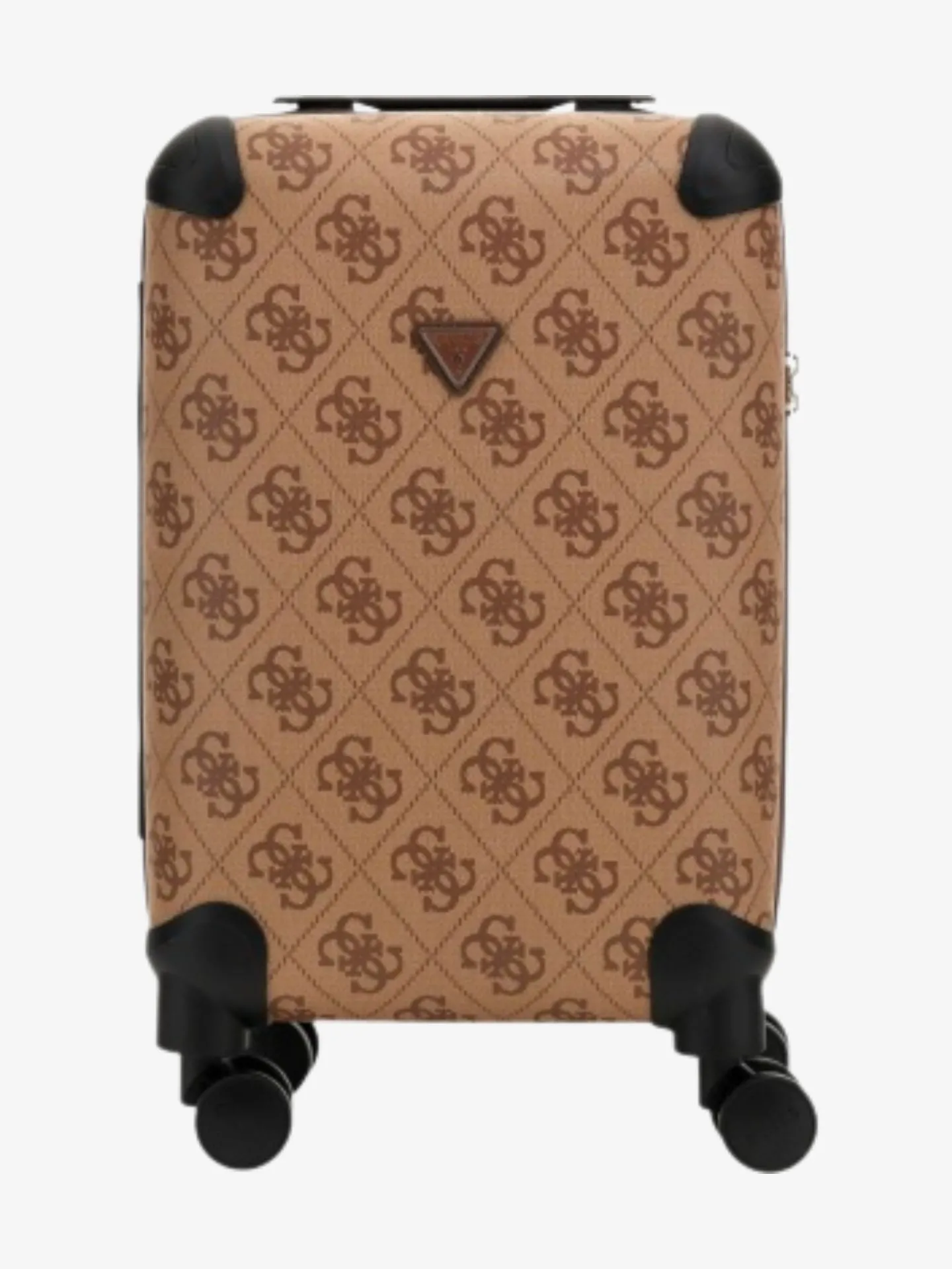 Guess Dames koffer handbagage berta latte logo brown