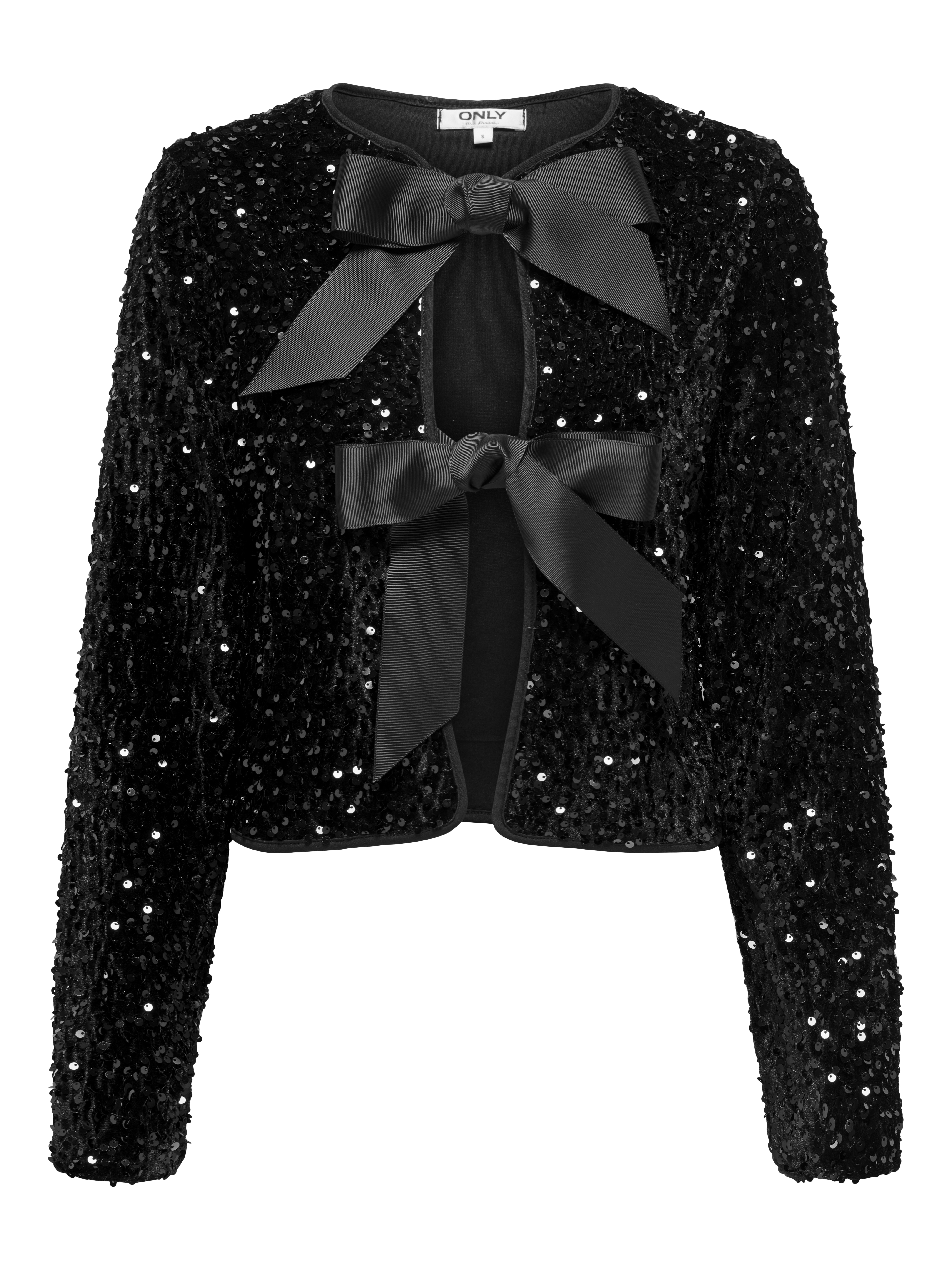Only onlanika sequins ls bow top wvn cs 15339412 -