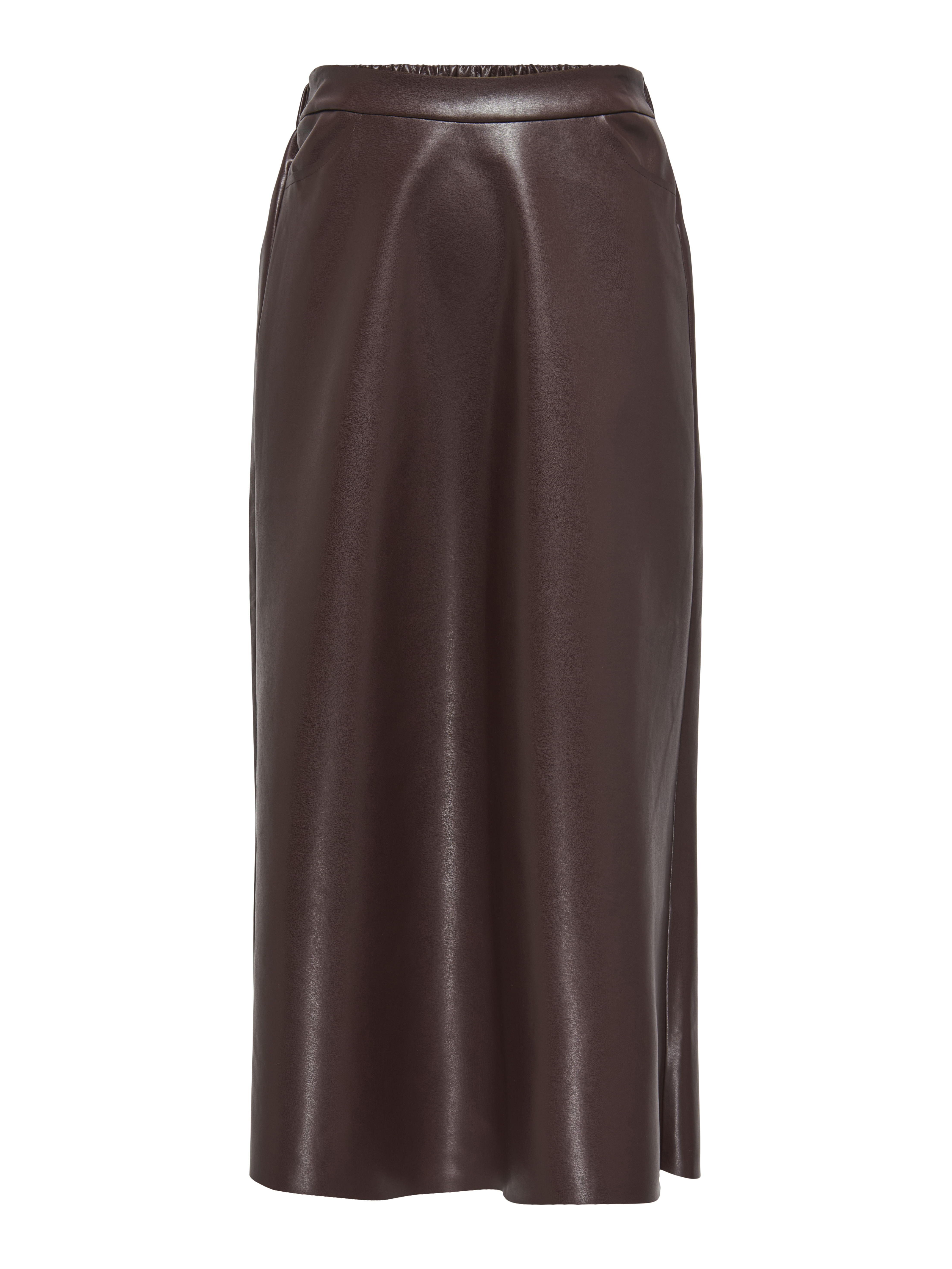 Jacqueline de Yong salud long pu skirt jrs 15359993 chocolate torte