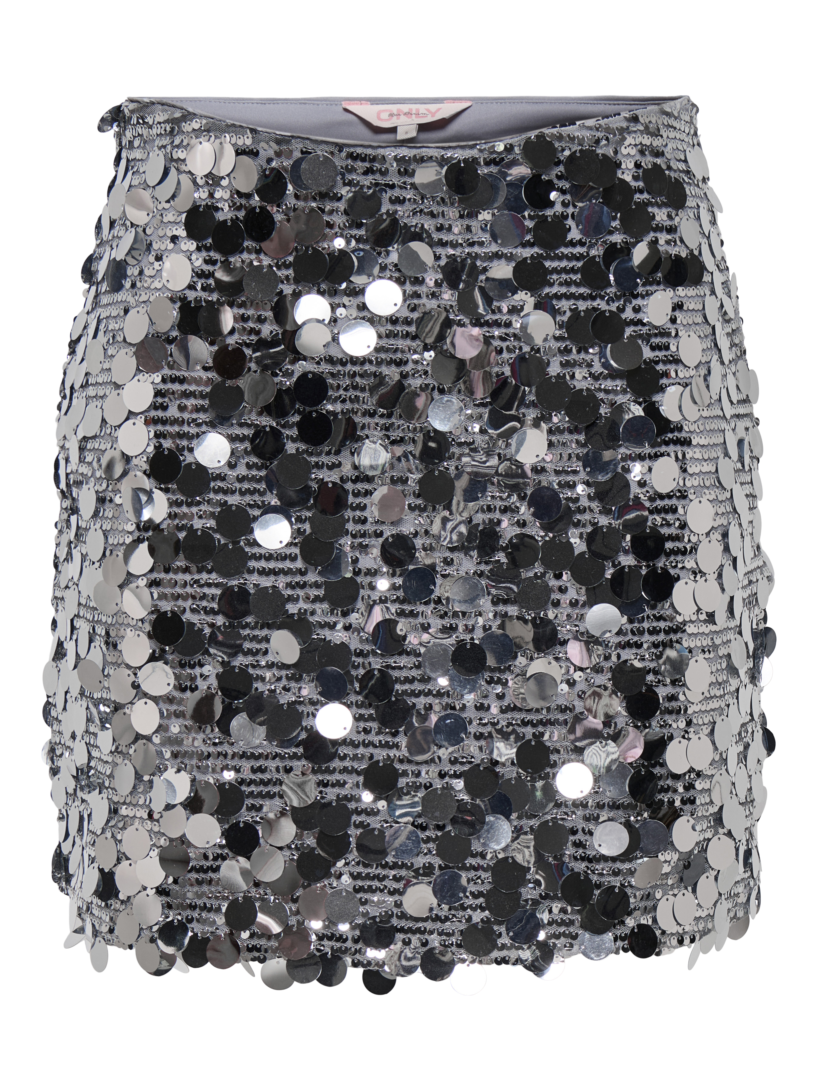 Only onljadel sequins skirt wvn 15336231 silver