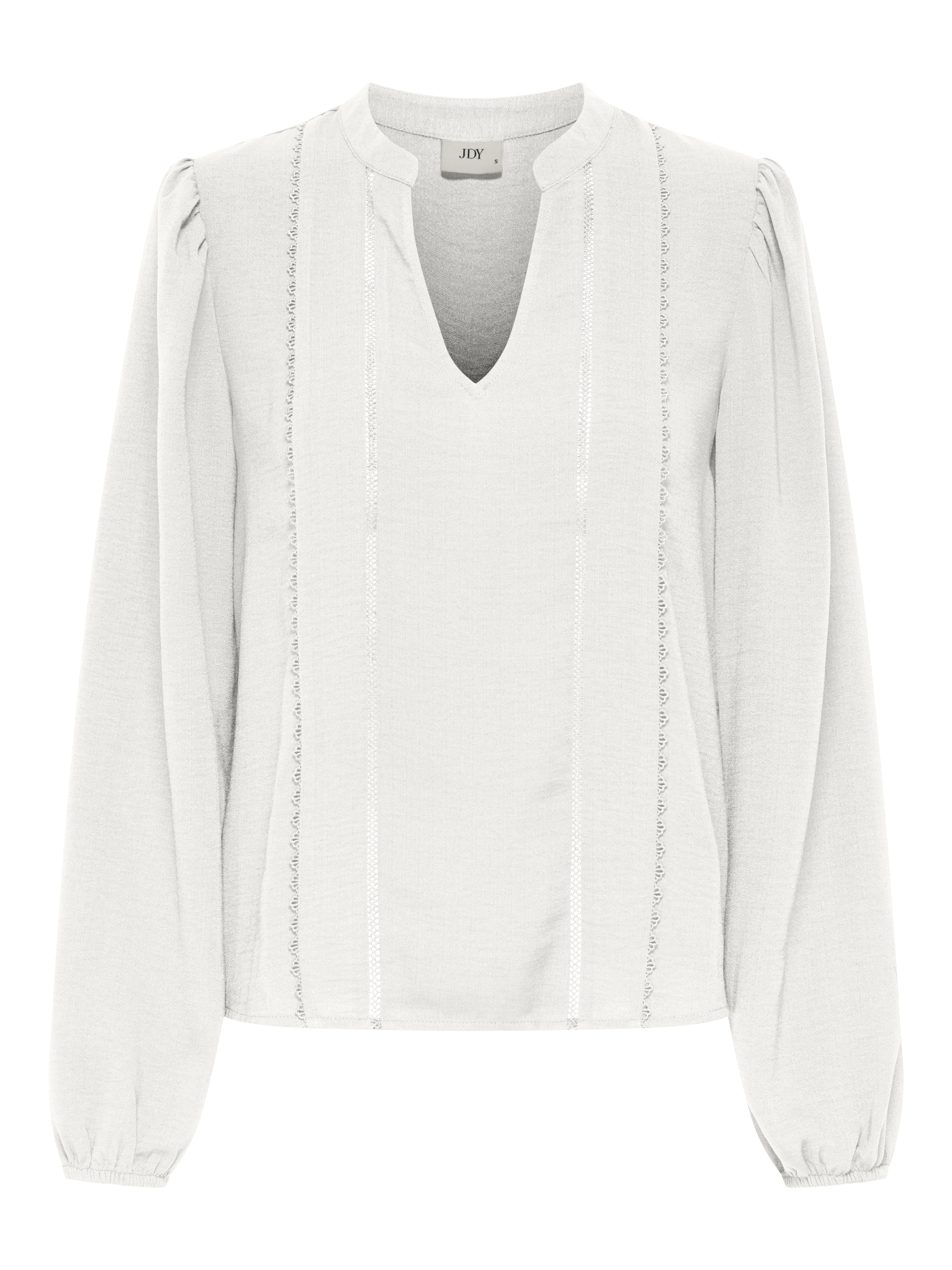 Jacqueline de Yong rachel life l/s v-neck top wvn 15355360 cloud dancer