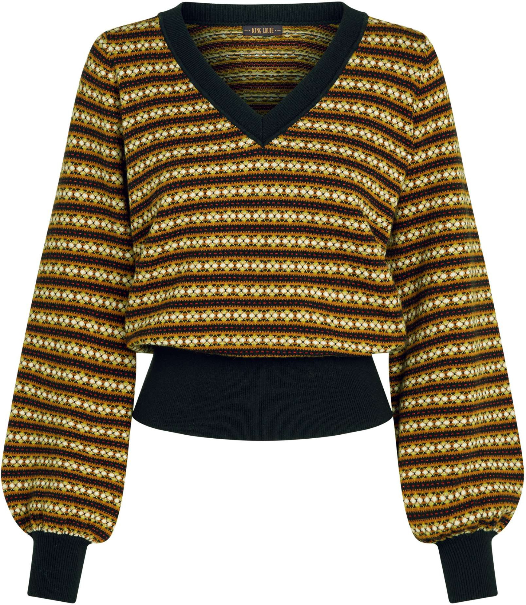 King Louie V-neck bellsleeve walter