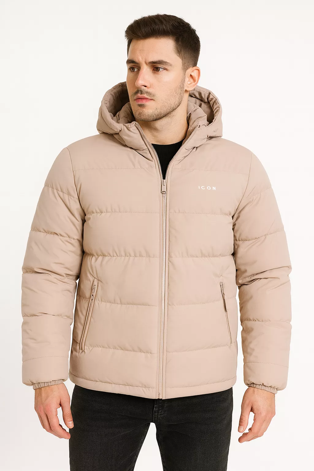 Icon denim Winterjas heren steekzakken -