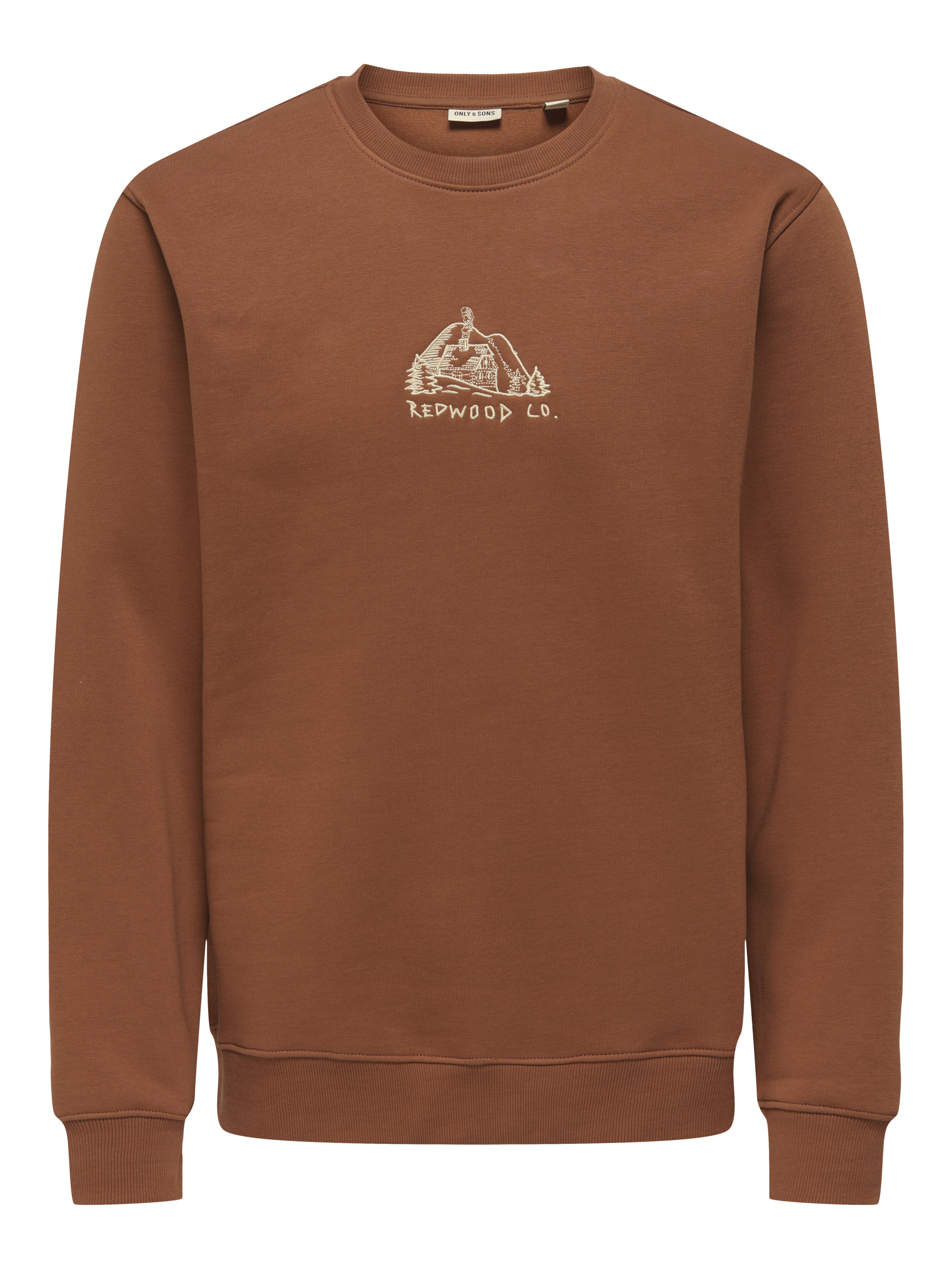 Only & Sons onsconnor simple life reg ls crew s 22035961 sequoia