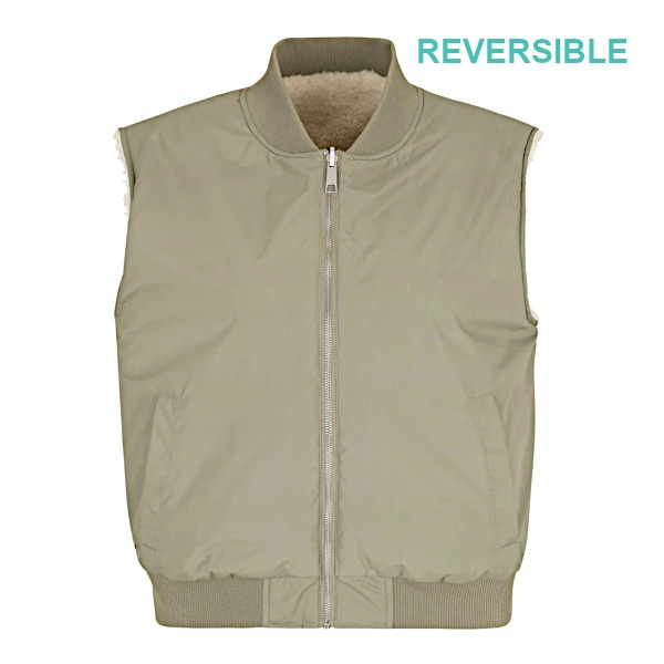 Covered Bodywarmer terry light green