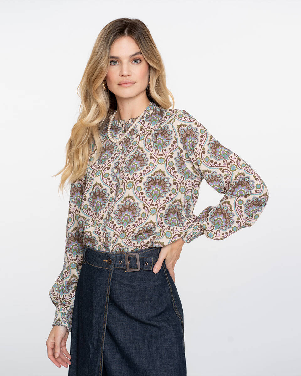 Geisha Blouse lange mouw 53637-20