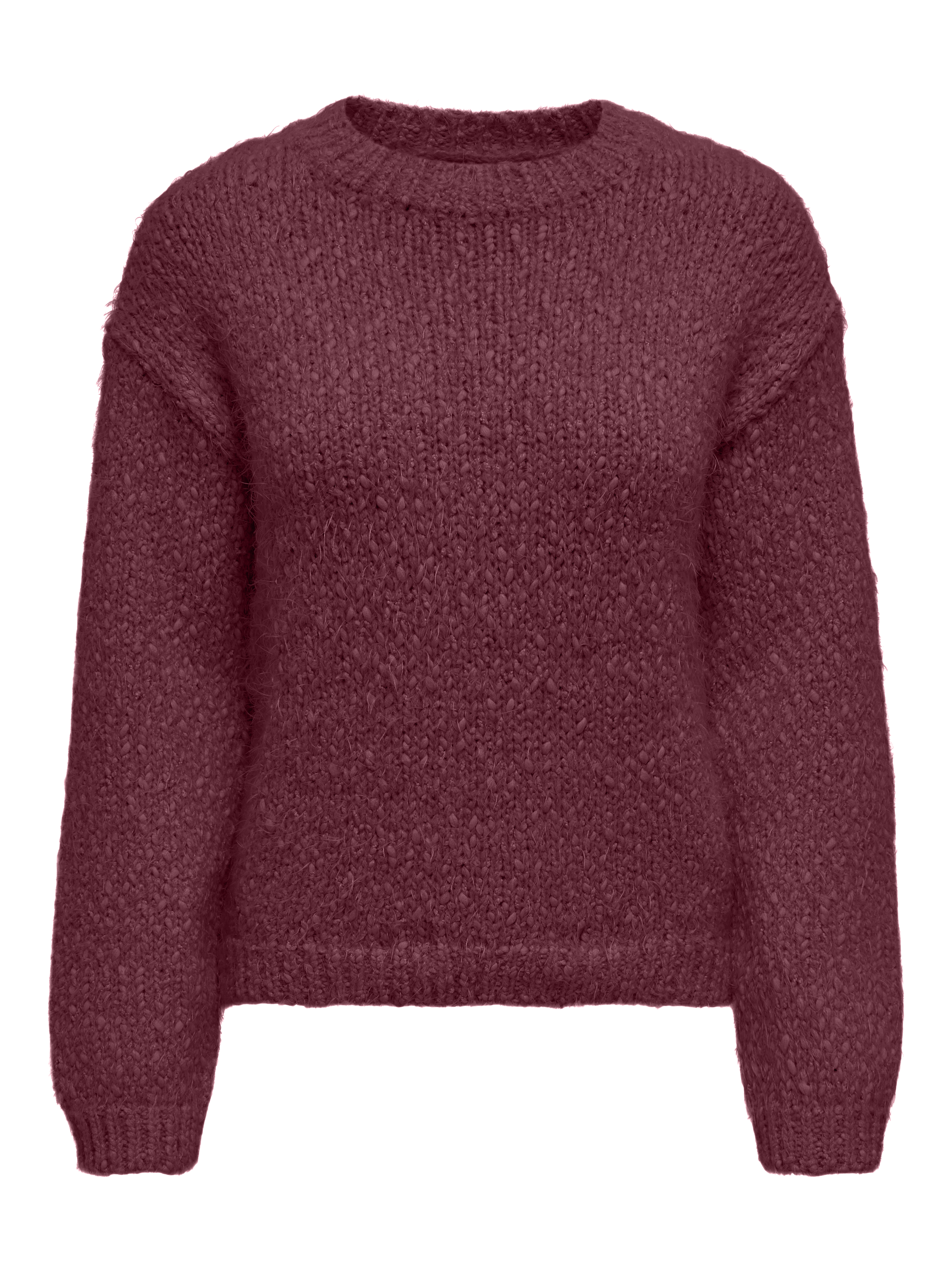Only onlbea ls o-neck cc knt 15350813 zinfandel