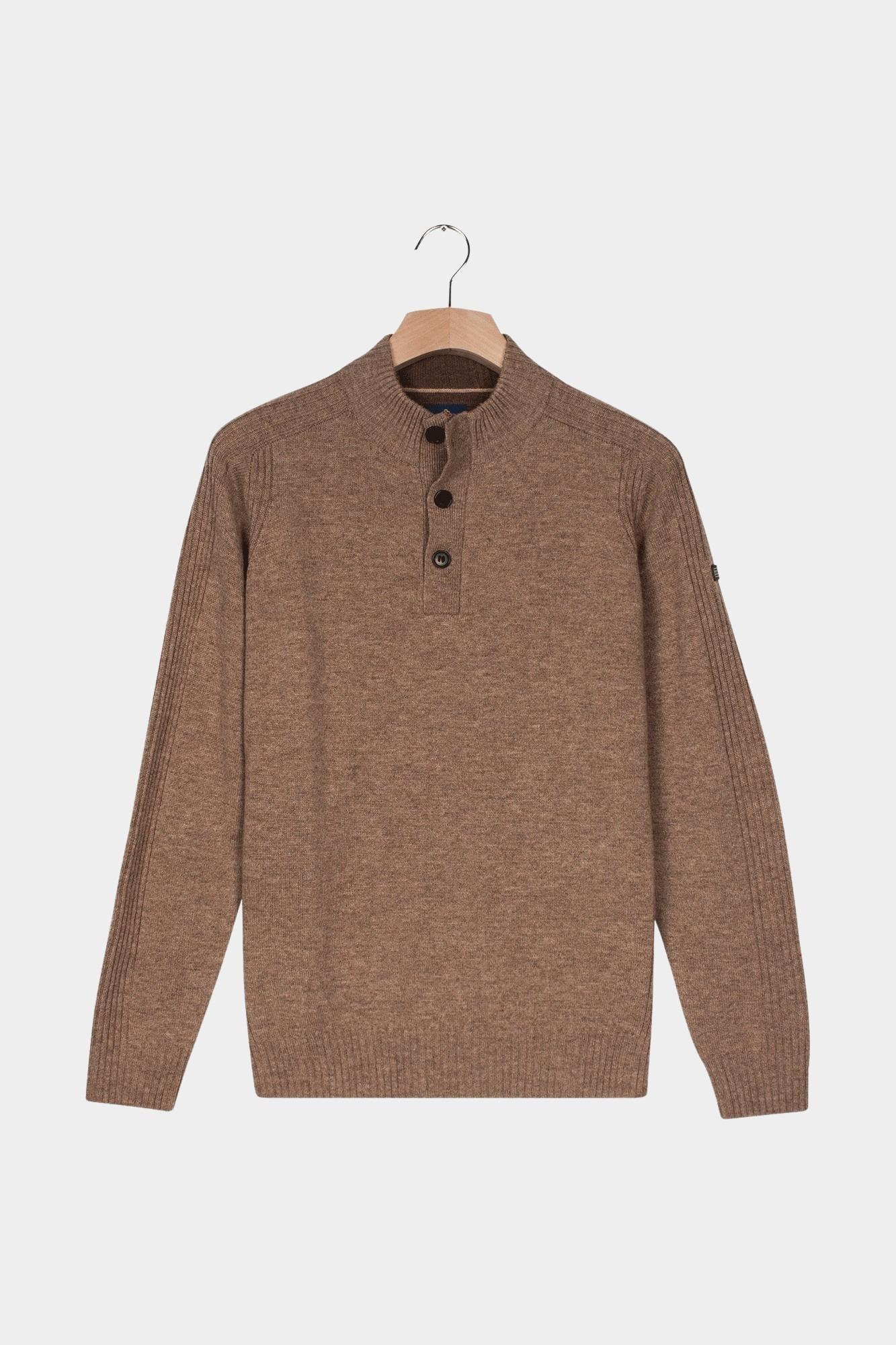 Baileys Half zip pullover 1/2 zip/buttons 10gg 520095/865