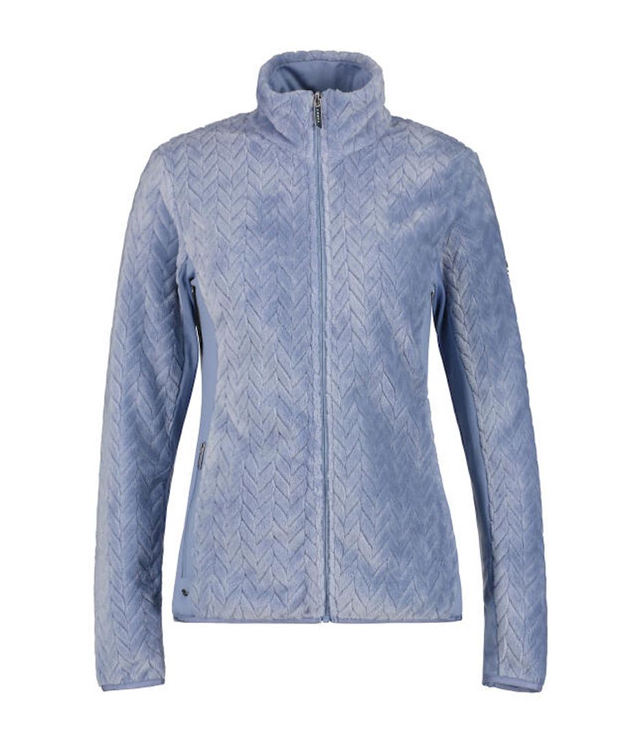 Luhta ikaala fleece sweater met rits dames -